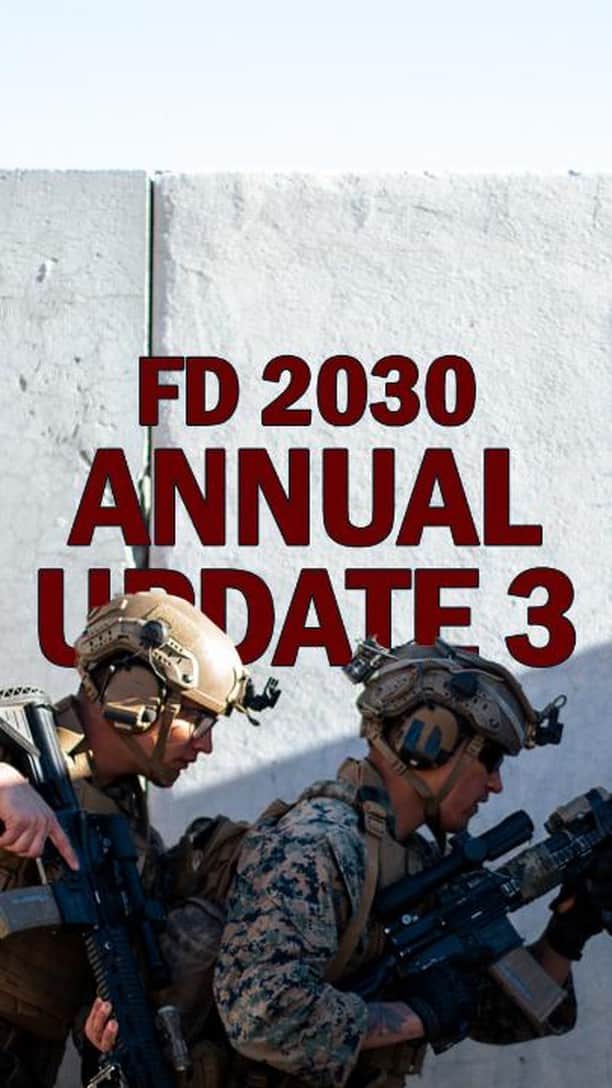 アメリカ海兵隊のインスタグラム：「The #ForceDesign Annual Update 2023 outlines the #MarineCorps' continued modernization efforts that are underway and provides a framework for priorities moving forward.   Learn more about these initiatives and progress by following the link in our bio. 🔗  📷(U.S. Marine Corps video by Capt. Isaac Lamberth)」