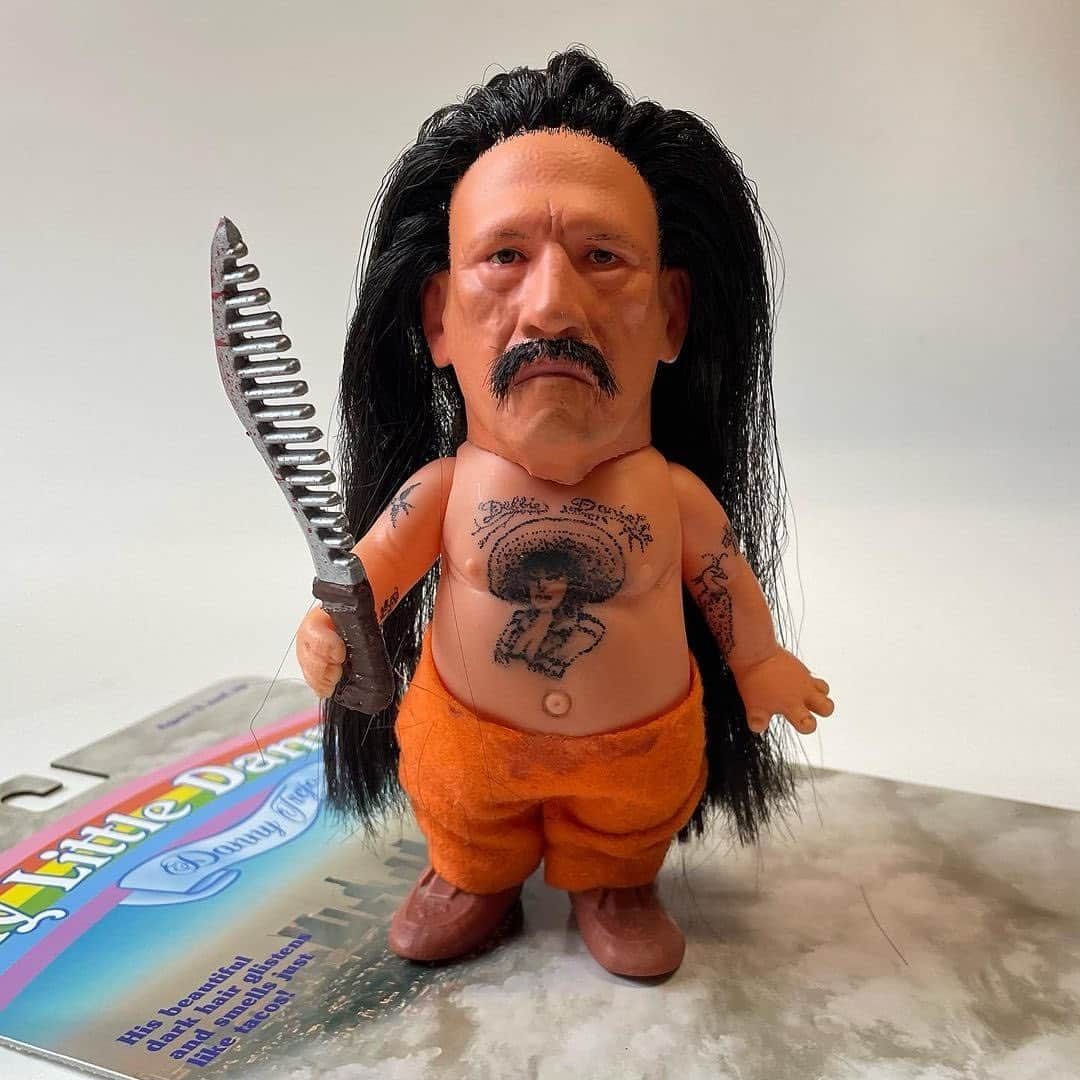 ダニー・トレホさんのインスタグラム写真 - (ダニー・トレホInstagram)「My Little Danny  🎨: @debonairheads  #dannytrejo #mylittledanny #machete」6月6日 0時53分 - officialdannytrejo