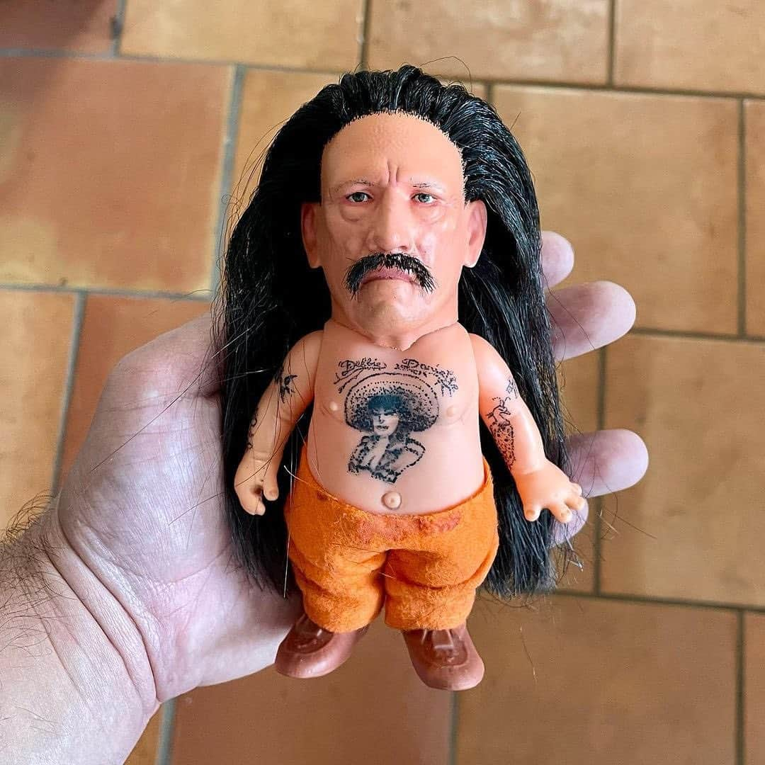 ダニー・トレホさんのインスタグラム写真 - (ダニー・トレホInstagram)「My Little Danny  🎨: @debonairheads  #dannytrejo #mylittledanny #machete」6月6日 0時53分 - officialdannytrejo