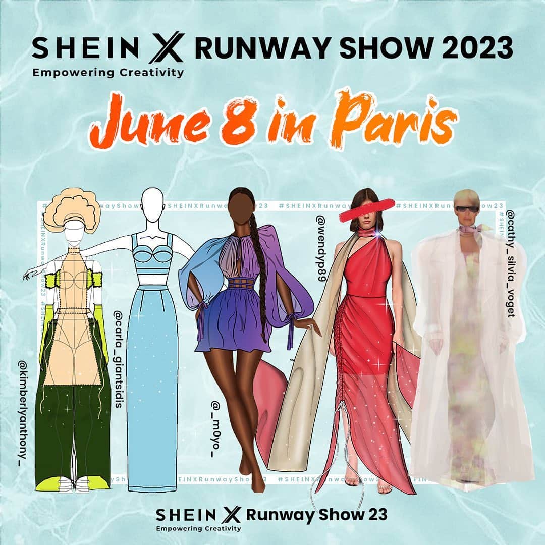 SHEINさんのインスタグラム写真 - (SHEINInstagram)「SHEIN X Runway Show 2023  We're here for the 25 SHEIN X designers across Europe who will present 75 NEW LOOKS this summer ✔  Mark your calendars for June 8 at 4:15PM CEST to tune into our livestream via SHEIN's free app, @sheinofficial & @sheinfrance_ Instagram accounts and Journal des Femmes! You'll also have a chance to win 100,000 points (APP ONLY).  #SHEINXRunwayShow23 #meetSHEIN #SHEINTHEKNOW #SHEINX」6月6日 1時15分 - sheinofficial