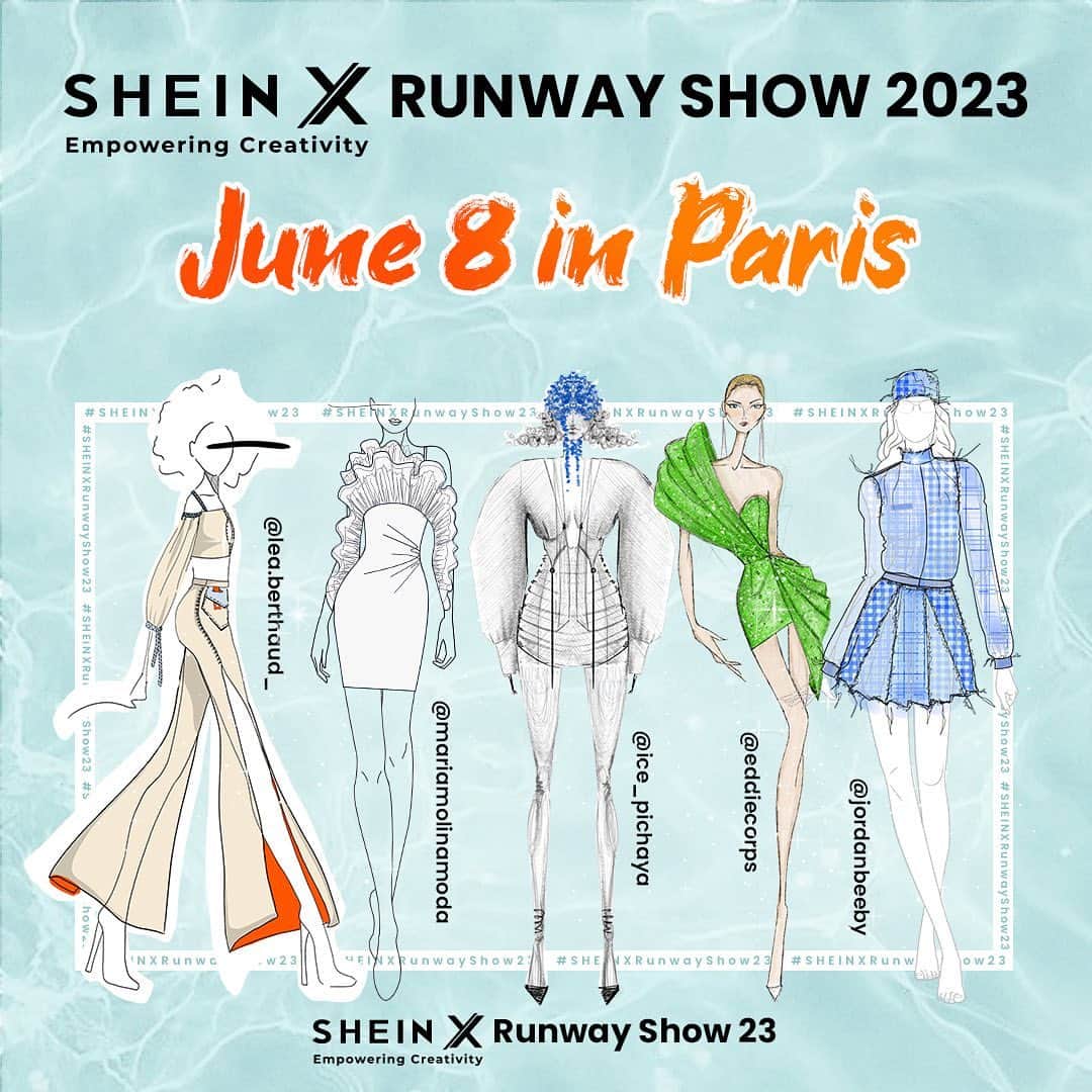 SHEINさんのインスタグラム写真 - (SHEINInstagram)「SHEIN X Runway Show 2023  We're here for the 25 SHEIN X designers across Europe who will present 75 NEW LOOKS this summer ✔  Mark your calendars for June 8 at 4:15PM CEST to tune into our livestream via SHEIN's free app, @sheinofficial & @sheinfrance_ Instagram accounts and Journal des Femmes! You'll also have a chance to win 100,000 points (APP ONLY).  #SHEINXRunwayShow23 #meetSHEIN #SHEINTHEKNOW #SHEINX」6月6日 1時15分 - sheinofficial