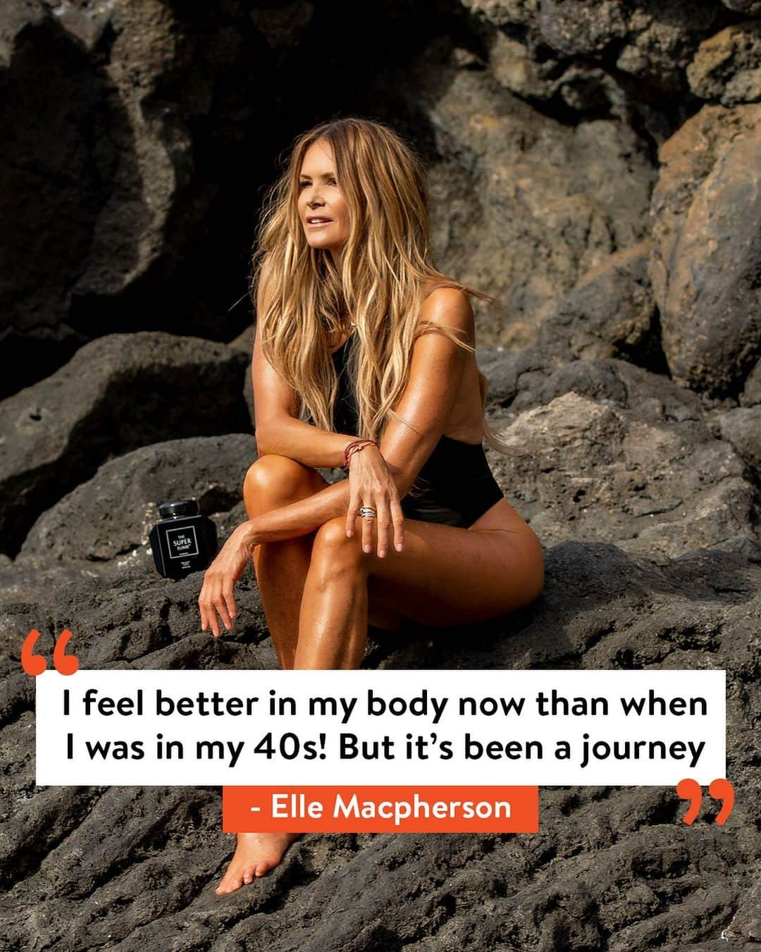 エル・マクファーソンのインスタグラム：「From her very relatable (non) workout to the £15 body lotion she loves. 💕Yes, she’s a supermodel but you may have more in common with @ellemacpherson beauty and fitness routines than you think. Hit our LINK IN BIO 🔗 to find out   #ElleMacpherson #WelleCo #BioHacking #Wellness #BeautyRoutine」