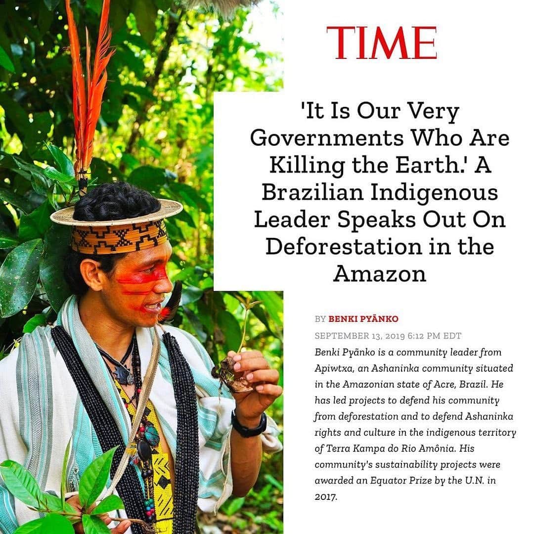 タイリース・ギブソンさんのインスタグラム写真 - (タイリース・ギブソンInstagram)「The future of the Amazon rainforest is in danger and Brazilian lawmakers are making decisions THIS WEEK that could erase the rights of the Indigenous people who protect 80% of our planet’s biodiversity. Yesterday, I met with the wonderful @benki.piyako and @chrisnunezlibertycity to hear how we can help activist @txaisurui stop #PL2903 #MarcoTemporal. Sign and share the petition: together.earth. Our planet needs you to act 🌿🙏🏽 #SaveTheAmazon @rodrigopacheco」6月6日 15時29分 - tyrese