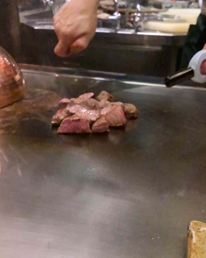 市川九團次 (4代目)のインスタグラム：「シャトーブリアン 今回は鹿児島産 最高の肉を喰らう！！ 至福の時間」