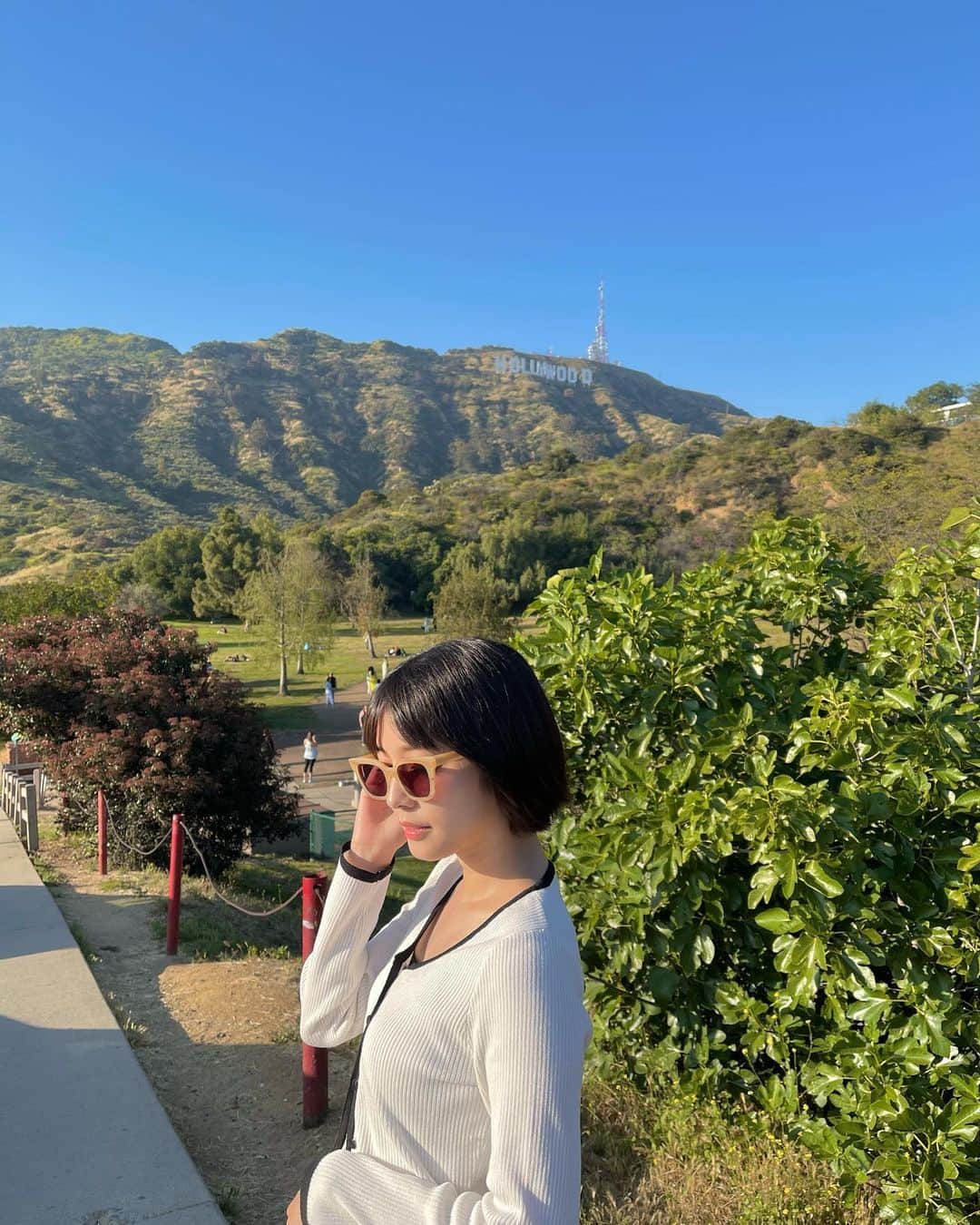 松田るかのインスタグラム：「バビュっとLAに行ったりなど🌴」