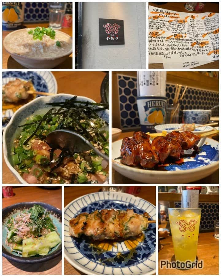 岡田祐佳のインスタグラム：「焼鳥 やおや  いつ行っても満席の人気店。  こちらに振られて 近くにある兄弟店 リバーサイドやおやには、何回かお邪魔したことがあるのですが やっとこちら本店？にこれました♥️  スタッフのみなさんの接客が素晴らしいので、美味しい焼き鳥が さらに美味しくいただけました😊  また行きます🫰🏻💗   #焼鳥やおや #焼鳥 #1品料理 #美味しい #接客が素晴らしい  #優しい #楽しい #満席 #予約必須  #時差投稿 #過去ピック」