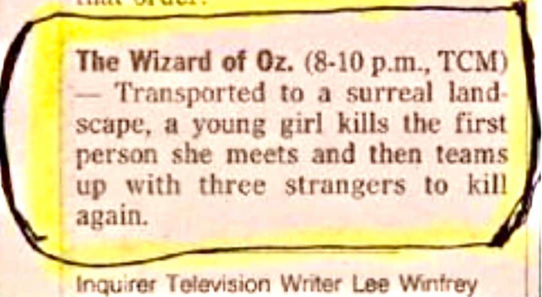 のインスタグラム：「Ya know… sometimes it all about how ya look at it…😊   #wizardofoz @tcm #perspective」
