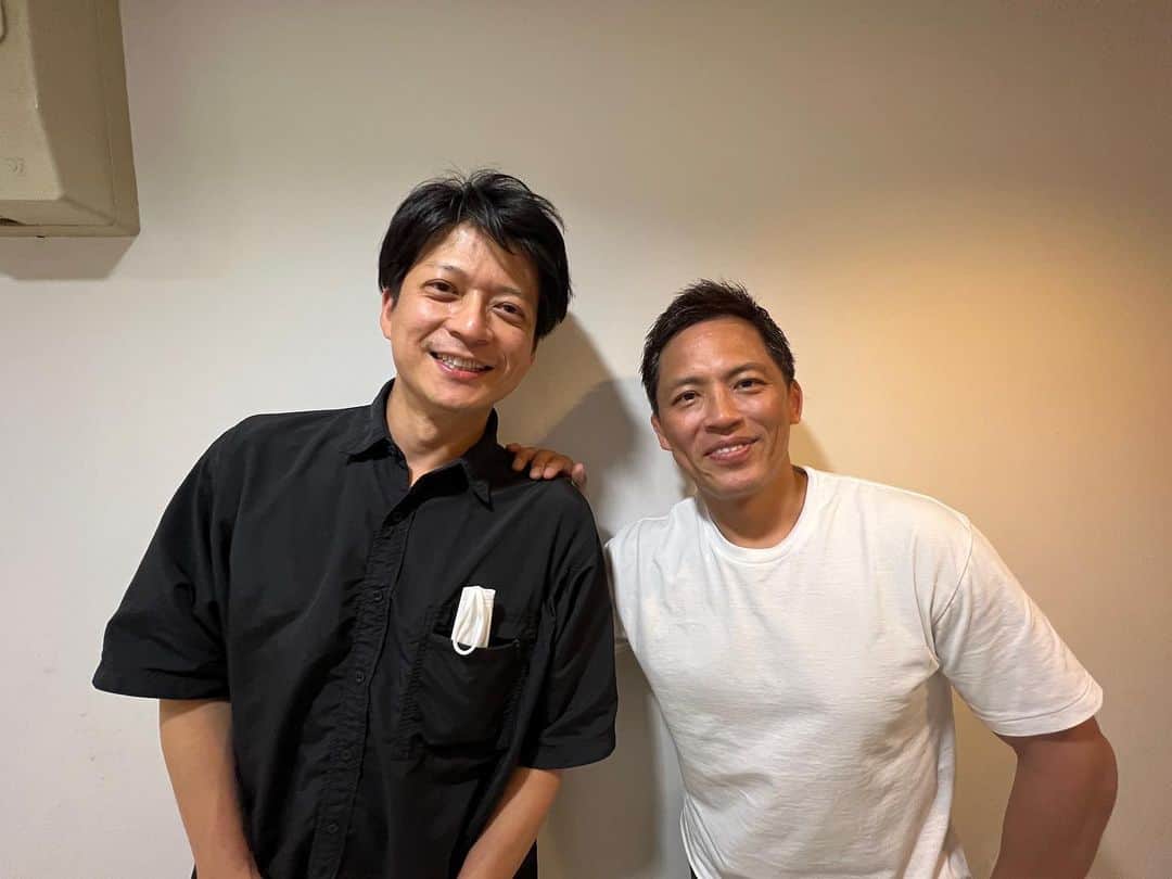 フジテレビアナウンサーのインスタグラム：「. 倉田です。 五輪3連覇、野村忠宏さんと 世界柔道選手権の反省会！  #野村忠宏 #きょうのフジアナ #フジテレビアナウンサー #倉田大誠」