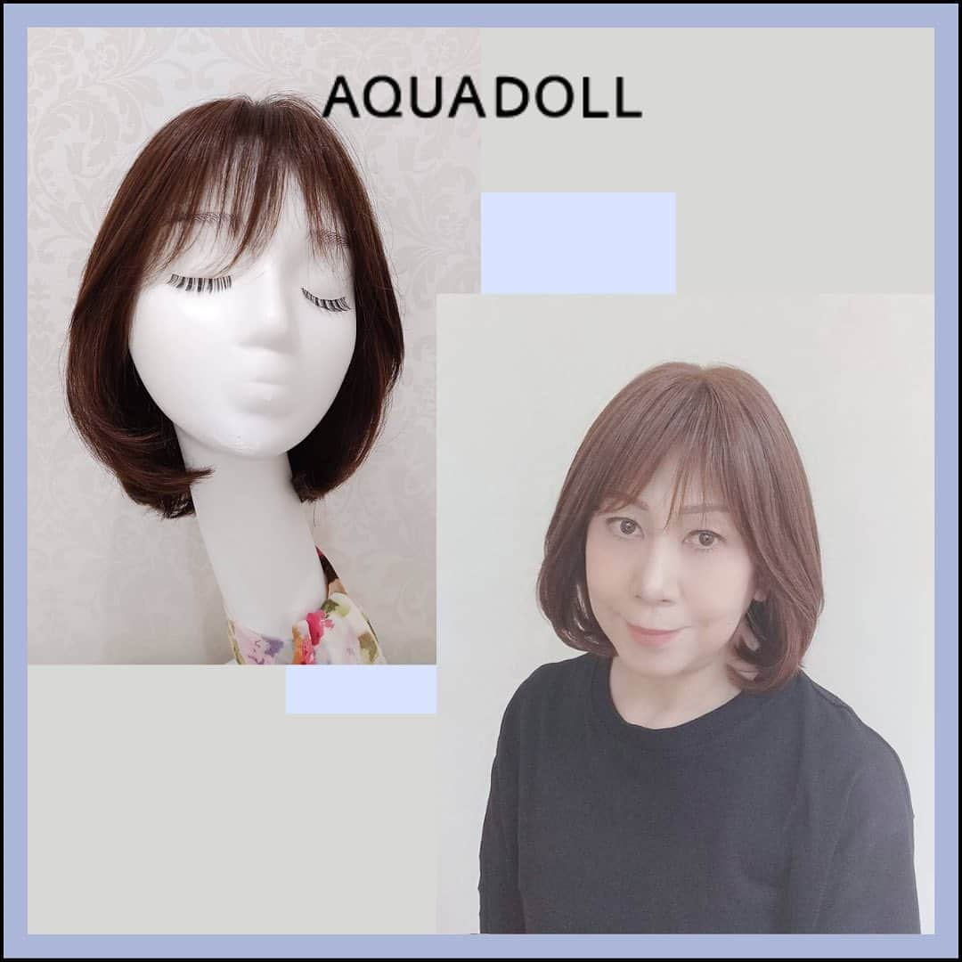 AQUADOLL アクアドールウィッグのインスタグラム