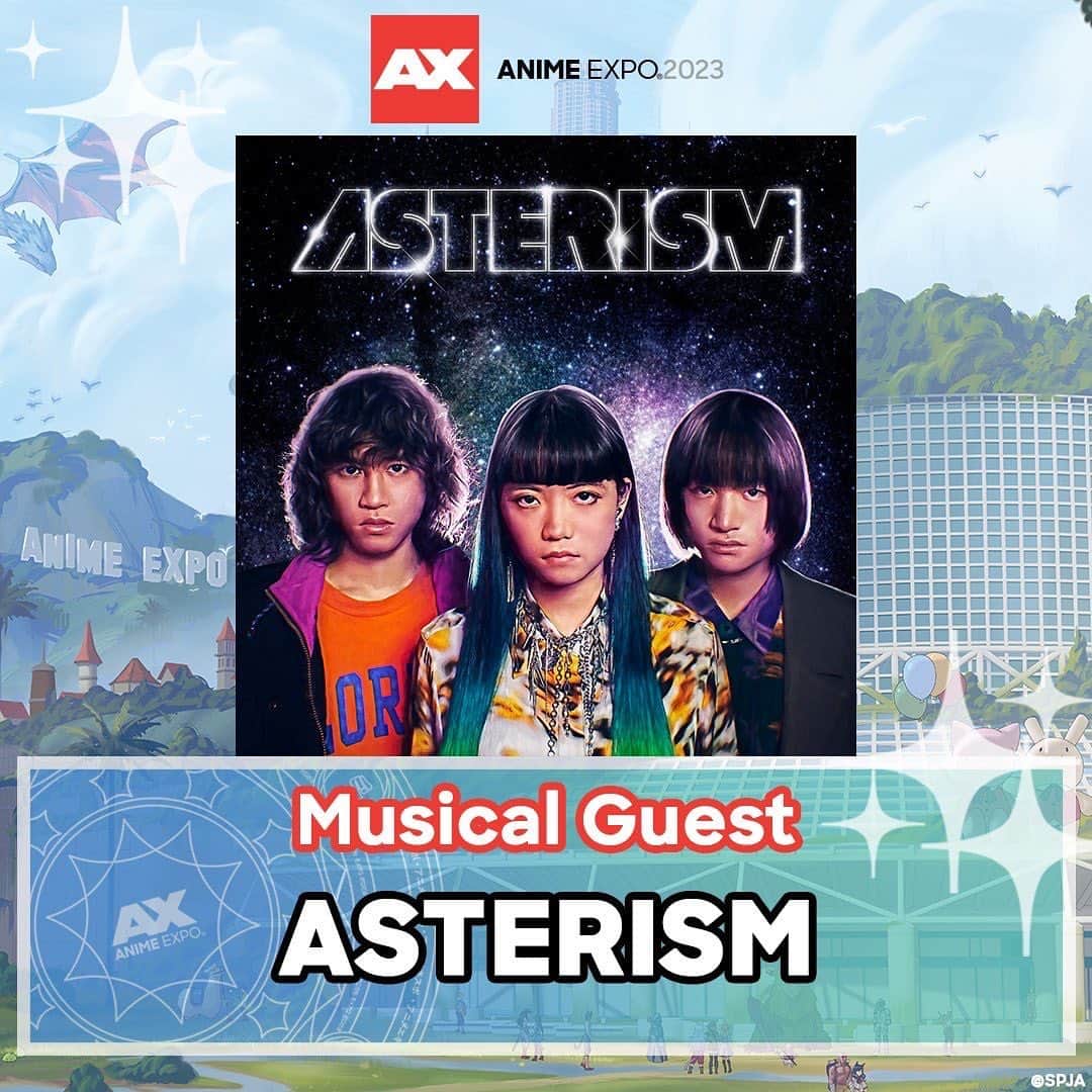 ASTERISM（アステリズム）さんのインスタグラム写真 - (ASTERISM（アステリズム）Instagram)「🔹AX & US TOUR & New Release🔹 ASTERISM will perform at "AX 2023 -Anime Expo-" to be held in Los Angeles, USA from 7/1 (Sat) to 7/4 (Tue)!😆⚡️  In conjunction with the event, ASTERISM will also be holding a US TOUR for the first time in 4 years since 2019!🎉🎵 ASTERISM will also perform in Santa Ana on the West Coast and New York on the East Coast!😤  In addition, prior to the US TOUR in July, the band will finally release the "Animetic" package, which has garnered attention around the world!💿 In December 2022, the band will release a compilation of songs in collaboration with Norwegian metal singer PelleK, titled "Animetic+p" on Wednesday, June 28!📅  Don't miss out on the future of ASTERISM as they finally re-launch overseas after overcoming the Corona disaster!😊🎸🥁  More Info👇👇 https://asterism.asia/en/news/detail/?id=52  --------------------  7/1(土)から7/4(火)にかけてアメリカのロサンゼルスで開催される「AX 2023 -Anime Expo-」へのASTERISMの出演が決定しました！😆⚡️  またそこにあわせて2019年以来4年振りとなるUS TOURの開催が決定！🎉🎵 西海岸はサンタアナ・東海岸はニューヨークでもパフォーマンスします！😤  更に7月のUS TOURに先駆けて、世界中で注目を浴びた「Animetic」をついにパッケージリリース！💿 2022年12月にノルウェー人メタルシンガーのPelleKとコラボした楽曲をコンパイルし「Animetic+p」と題し6/28(水)にリリースします！📅  コロナ禍を乗り越えついに海外に向けて再始動するASTERISMの今後をお見逃しなく！！😊🎸🥁  More Info👇👇 https://asterism.asia/news/detail/?id=263&t  #ASTERISM #アステ #LIVE #AX2023」6月7日 0時09分 - asterism.asia