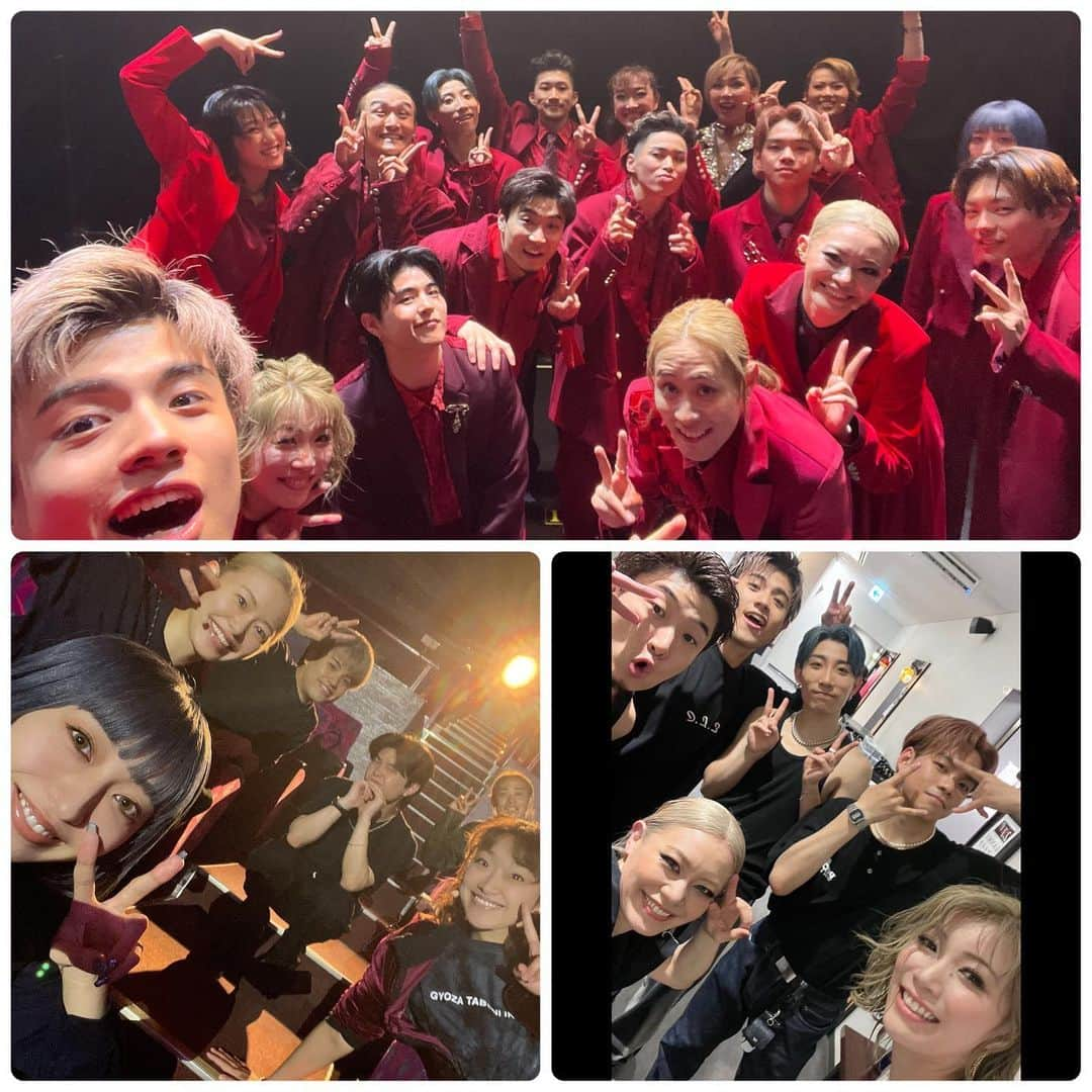 宇月颯さんのインスタグラム写真 - (宇月颯Instagram)「. . GANMIx 宝塚歌劇OG DANCE LIVE 『2 STEP』 ⁡ 『GANMI』 お一人お一人の個性も力も素晴らしく、尚且つチーム力がほんとに凄くて、一緒に踊る事で、ダンスを通じて皆んなの生き様を見せて頂いた気がします。 なかなか同じステージに立てる事なんてないから、本当に貴重な経験でした🙏 一歩一歩歩み寄り、一緒に『2 STEP』出来て最高に楽しかったです！！ ⁡ 皆んなが目指す場所があるからか、それを目指して進んでいる姿から沢山刺激を受けました。 皆んなの目指す道をこれからも楽しみに応援させて頂きたいと思いました👌✨ ⁡ 構成、演出、そして出演者でもあったSotaくん。 去年、撮影とワークショップをしてもらい、1月に取材でご一緒させて頂いてから、長いようで短かった期間、沢山お世話になりました！！ 取材でこのタイトルに込められた思いを聞いた時のワクワクが懐かしいです😌 この未知の世界の作品を作り、出演し、とんでもなく大変だったと思いますが、彼を信じて進んできてよかったです！！ お陰でなかなか出来ない感覚を味あわせてもらえて、忘れられない思い出となりました😆❤️ 本当にありがとう。 ⁡ そして、踊る位置が近くて沢山教えてもらったお二人！ かざちゃんぐ😎🤟 全然色が違って、それぞれカッコいいダンスを踊るから、このお二人のダンスを間近で堪能させてもらえて有り難かったです✨ かざぴとお揃いの稽古着だった時は爆笑したし、さんちと後ろ姿そっくりだったのにも爆笑して、いっぱい楽しい思い出できました🤣 ⁡ そして、ダンスは勿論素晴らしすぎるんだけど、たくさんの才能を持ったこーやくん！ 二歩高校のロゴもこーやくん作👏 そしてロンTもありがとう！大切に着ます☺️🙏 ⁡ New Worldの振り付けを担当してくれたあおちゃん先生！ゆーきくんと振り付けしてくれました🙏 教え方が丁寧でわかりやすくて、本稽古終わった後もずっと2人で稽古をしてくれて感謝しかないです！ 楽しく本番踊れたのはお二人のお陰です🥹 ⁡ 皆んなにお世話になったのに、一人一人撮れなかったけど、皆んなに振り付けしてもらい、勉強させてもらい、一緒に踊れて、11人全員にお世話になりました！！ 🙇‍♀️🙇‍♀️🙇‍♀️🙇‍♀️🙇‍♀️🙇‍♀️🙇‍♀️🙇‍♀️🙇‍♀️🙇‍♀️🙇‍♀️ 心からの感謝を込めて…ありがとうございました！！ ⁡ そして、DJヒデさん！ DJが入る公演なんて初めてで、こんなにもテンション上がるんだーと感動🤩✨ トーク中も沢山いじっていただきありがとうございました🤣最高でした！！ ⁡ 歌唱指導のYUSAさん！ 普段歌わない英語の歌詞、ラップのコツなど沢山教えて頂いて勉強になりました☺️🙏 髪の毛のカラーの入れ具合が一緒だったね❤️🧡💛 ⁡ 最後になりましたが、GANMIスタッフの皆さんにも大変お世話になりました。 支えていただき、盛り上げて下さり、スタッフの皆さんの温かさに何度も救われました🥹 これからも応援させていただきます🙏 ⁡ 改めて、今回の出会いに感謝です！！ またどこかで会える事を願って🙏✨ 彼らが大切にしてきた"GANMI"の歩む道の一歩に携る事ができて光栄でした。 ⁡ ありがとう！ またね！ ⁡ ⁡ ⁡ #2STEP #DANCELIVE #GANMI#宝塚歌劇OG #日本青年館ホール #梅田劇場劇場シアタードラマシティ #2STEP_2023 #宇月颯 ⁡ ⁡」6月6日 16時34分 - hayate_uzuki_official