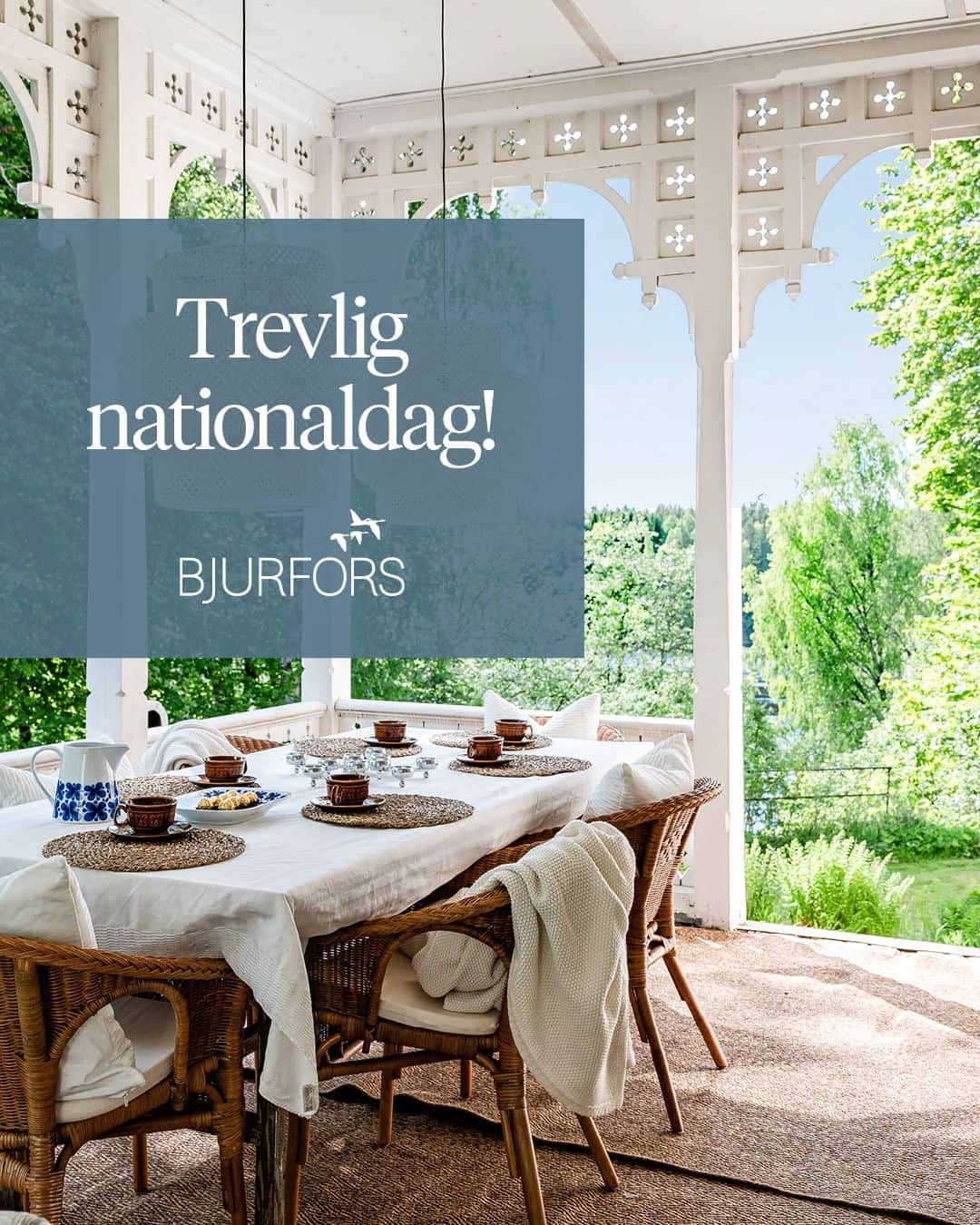 Bjurforsのインスタグラム：「Vi önskar er alla en trevlig nationaldag 🌿」