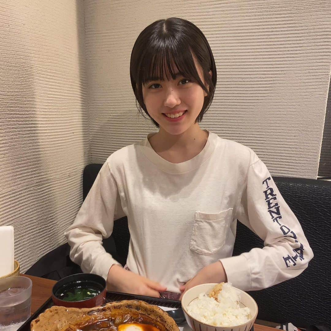 冨波心さんのインスタグラム写真 - (冨波心Instagram)「ハンバーグ食べました〜 美味しかった❤︎  #冨波心 #スターダストプロモーション #高校生 #高校1年生 #女子高校生 #jk #jk1 #fjk #07 #16 #16yrs #kokoro #kokorotoba #japan #japanesegirl」6月6日 17時09分 - kokoro_toba_official