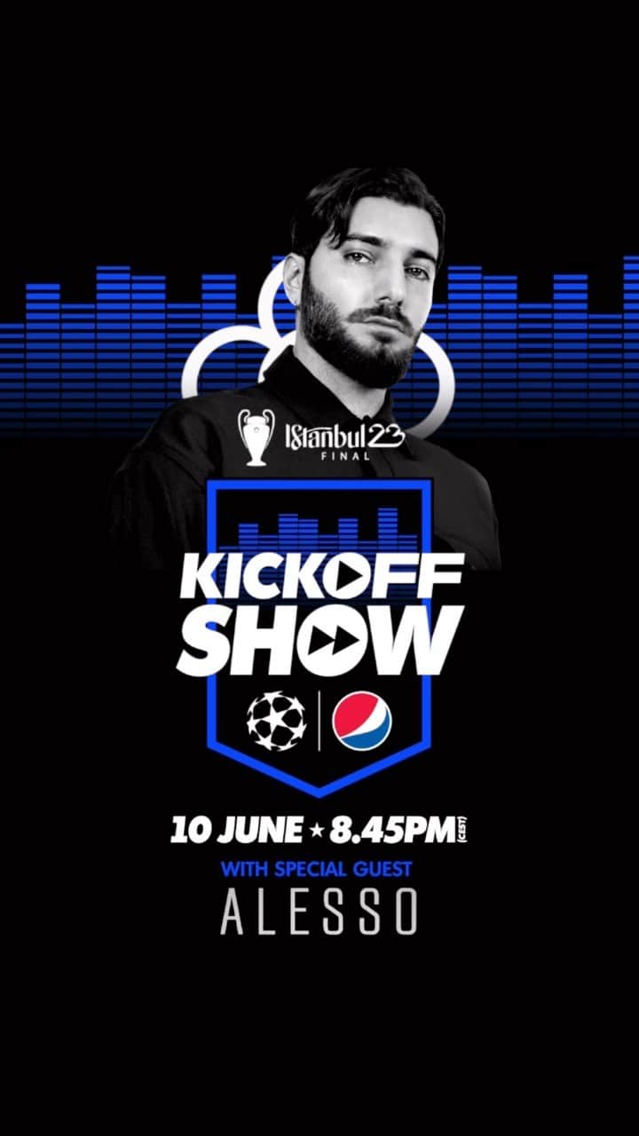 アレッソのインスタグラム：「The #PepsiKickOffShow just keeps on giving 🤩 @Alesso will perform alongside @Anitta and @burnaboygram on Saturday ahead of the #UCLfinal! 🏆」