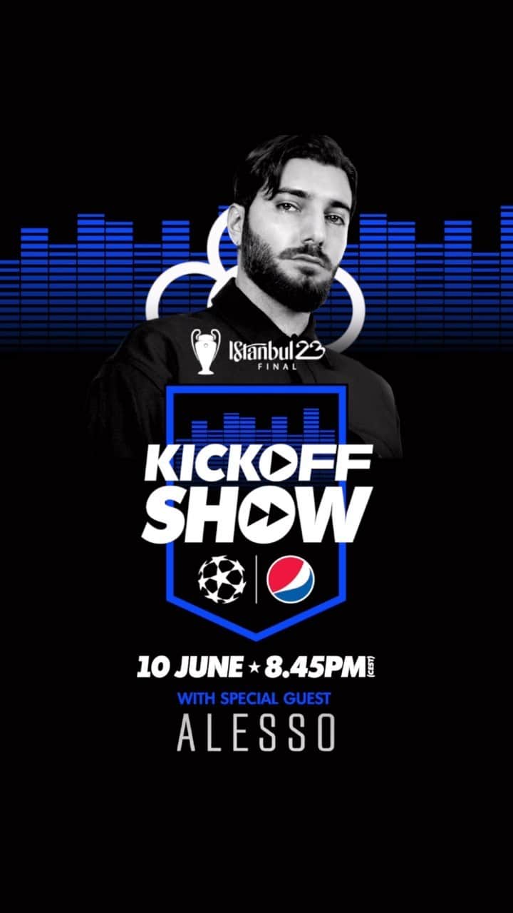 のインスタグラム：「The #PepsiKickOffShow just keeps on giving 🤩 @Alesso will perform alongside @Anitta and @burnaboygram on Saturday ahead of the #UCLfinal! 🏆」