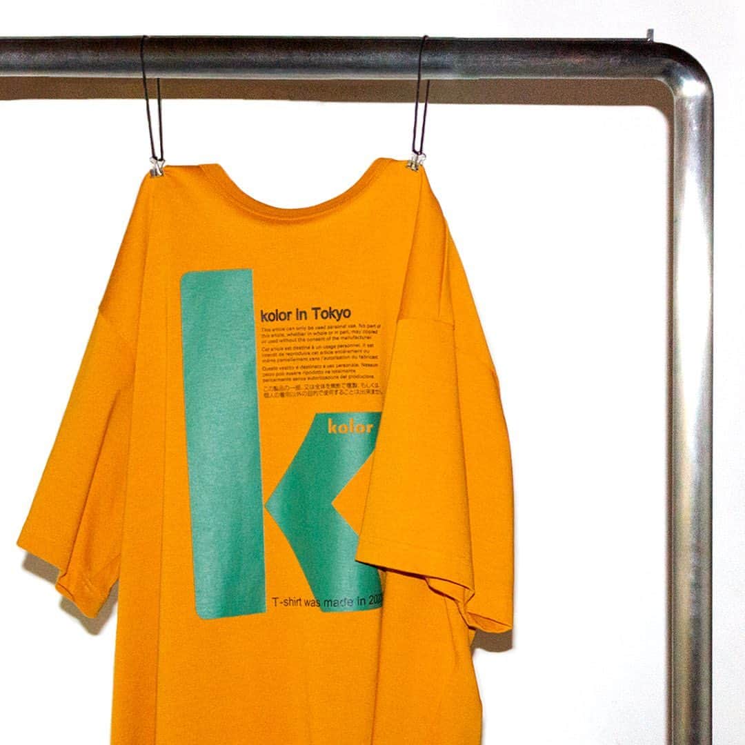 kolorさんのインスタグラム写真 - (kolorInstagram)「⁣ 　⁣ kolor SS2023 Collection Tee :⁣ "k" Logo Graphic⁣ ⁣ ⁣ #kolor #kolorofficial #KLRSS23 #SS23」6月6日 18時02分 - kolorofficial