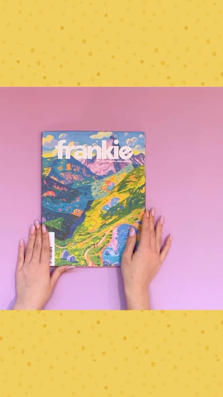 frankie magazineのインスタグラム：「a peek inside issue 114 ~ find your copy at your local supermarket or newsagent」
