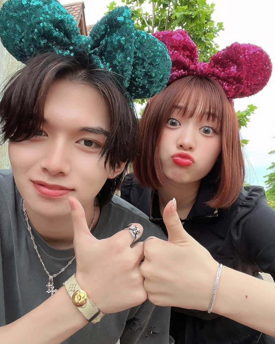 上ノ堀結愛さんのインスタグラム写真 - (上ノ堀結愛Instagram)「• TokyoDisneyland🏰⸜❤︎⸝‍  久々に会えたねっっꙬ̫！！  Twitterには別の写真だすよお💭  #ゆあまや #disneyland」6月6日 18時58分 - yua.0201