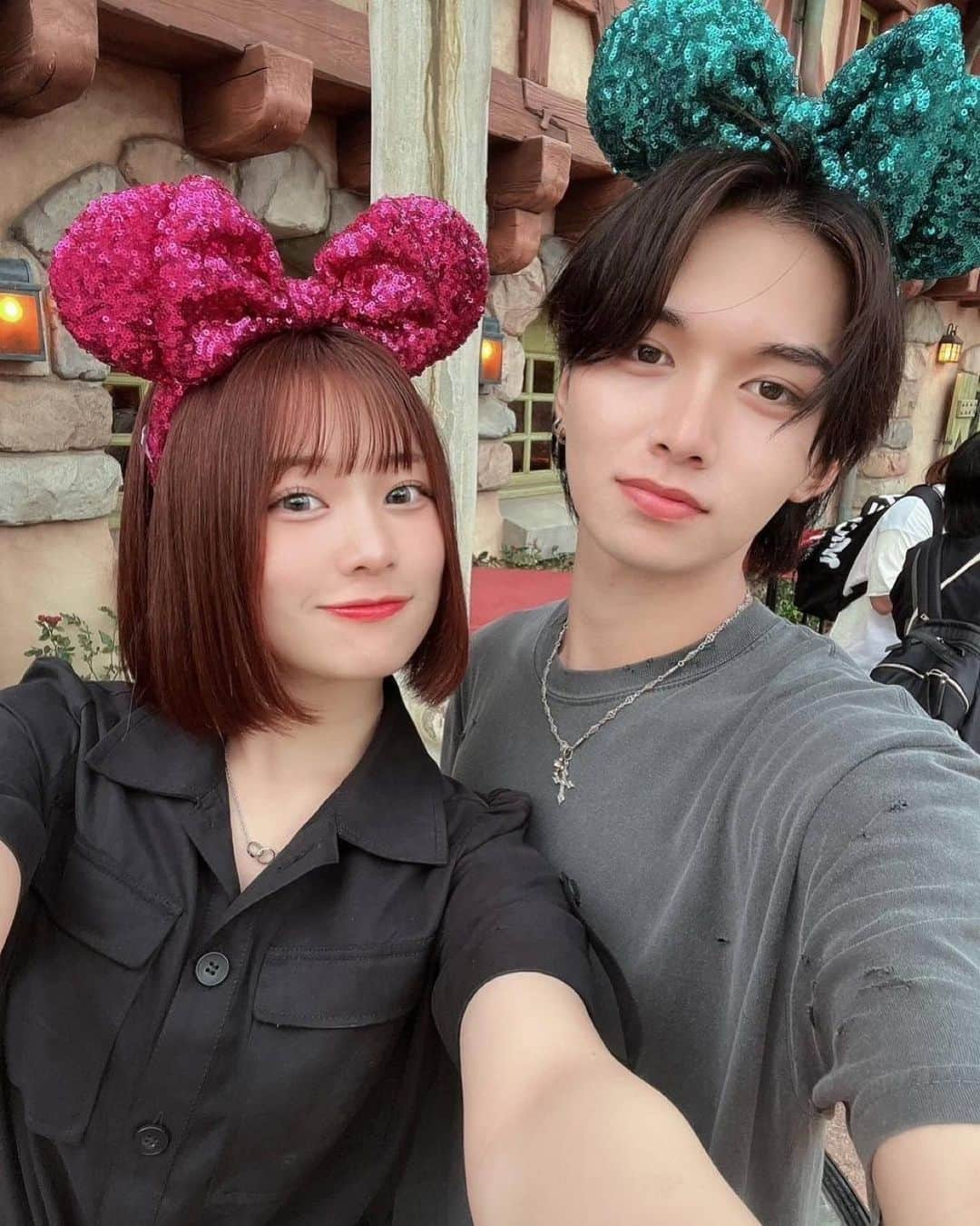 上ノ堀結愛さんのインスタグラム写真 - (上ノ堀結愛Instagram)「• TokyoDisneyland🏰⸜❤︎⸝‍  久々に会えたねっっꙬ̫！！  Twitterには別の写真だすよお💭  #ゆあまや #disneyland」6月6日 18時58分 - yua.0201