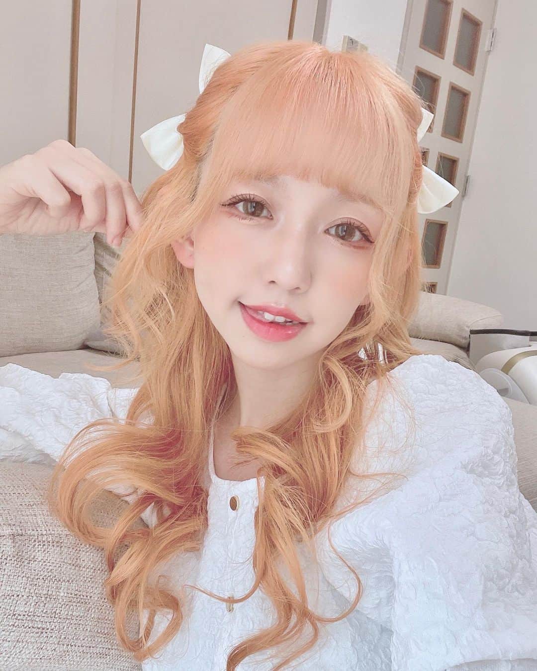 マリスさんのインスタグラム写真 (マリスInstagram)「ハロ〜🍊🧡🫶 hairstyle orange オレンジカラー me