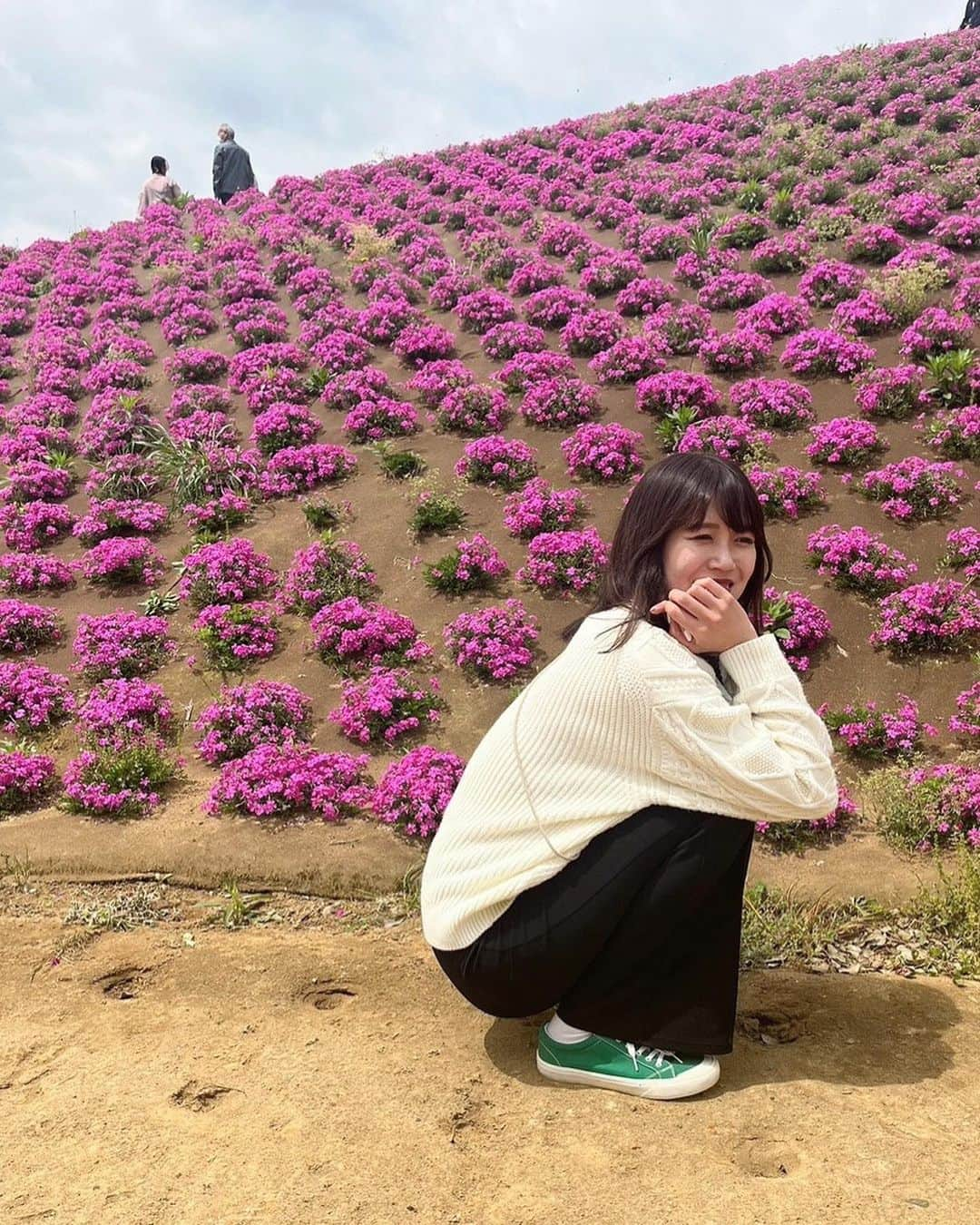 野村明日香さんのインスタグラム写真 - (野村明日香Instagram)「🐬🧊💎🩵 やっと見れたネモフィラ🦋 なんかピンクも可愛かった」6月6日 19時16分 - asu__ka26