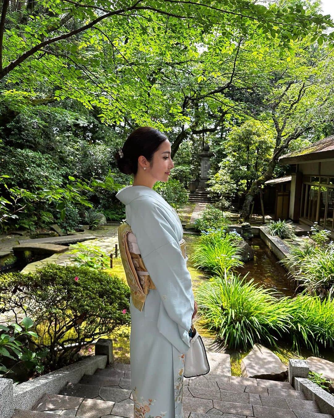 雨宮みずきさんのインスタグラム写真 - (雨宮みずきInstagram)「#kimono 👘💙」6月6日 19時35分 - ammymzk0926