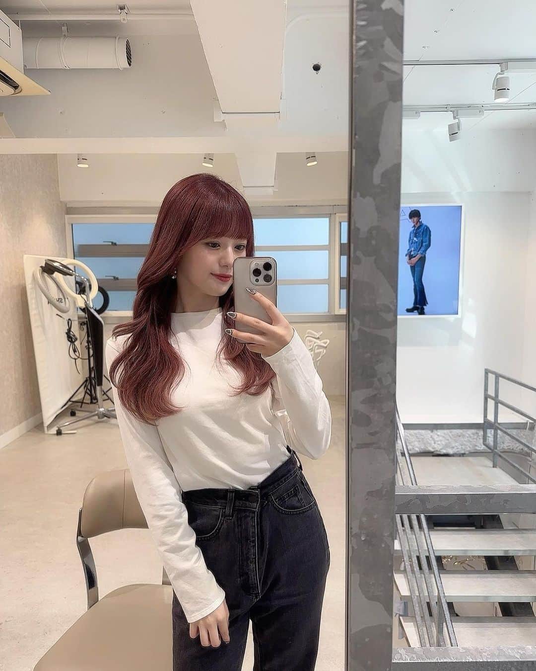 萩田帆風のインスタグラム：「. 引き続きピンク🩷 少し紫多めにした🟣 お気に入りすぎて🫶🏻🛹  @kiyosawa_jun」
