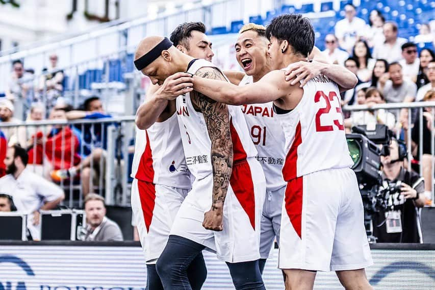 保岡龍斗のインスタグラム：「FIBA 3x3 World Cup12th place 3度目のWCで初めての予選突破。まだまだメダルは遠いけど少しずつ。 日本からたくさんの応援ありがとうございました🇯🇵 今週末から越谷アルファーズとして国際大会、国内大会出るので 応援お願いします🤲  Thank you @fiba3x3  #3x3#fiba3x3#fiba3x3wc#越谷アルファーズ#保岡龍斗」