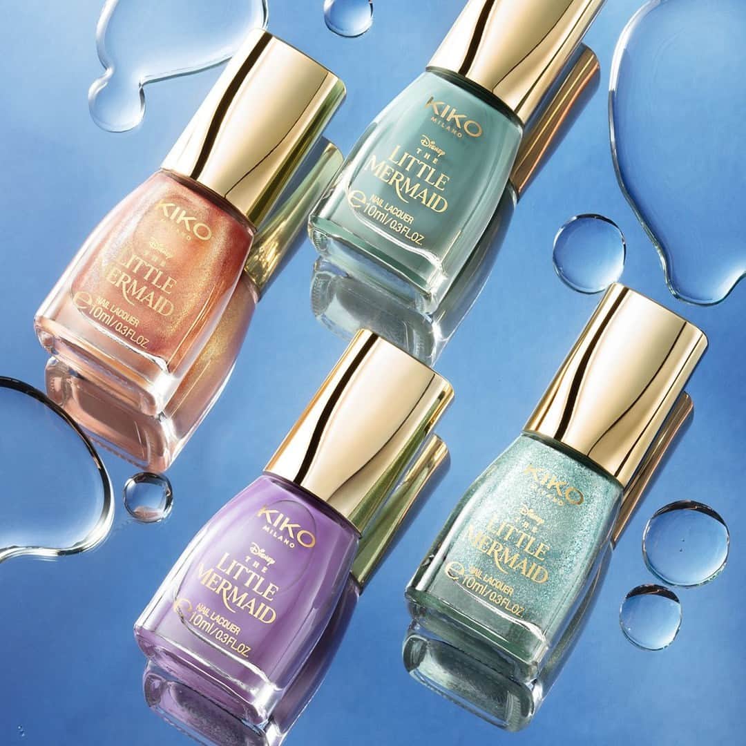 KIKO MILANOさんのインスタグラム写真 - (KIKO MILANOInstagram)「Get your nails beach-perfect with our new mer-maizing nail lacquers 💅 Bright glossy colors, perfect for summer. Gotta get them all! 😍​⁣ ⁣ Watch @DisneyStudiosUK’s #TheLittleMermaid only in cinemas⁣ ⁣ Nail Lacquer 01, 02, 03, 04⁣」6月6日 20時40分 - kikomilano