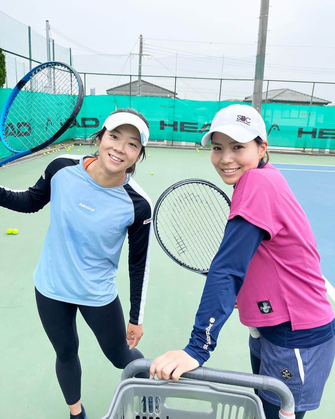 のインスタグラム：「@kaji.haruka のサポートに入ってます🎾 次の遠征に向けてしっかり調整。 ⁡ ⁡ ⁡」