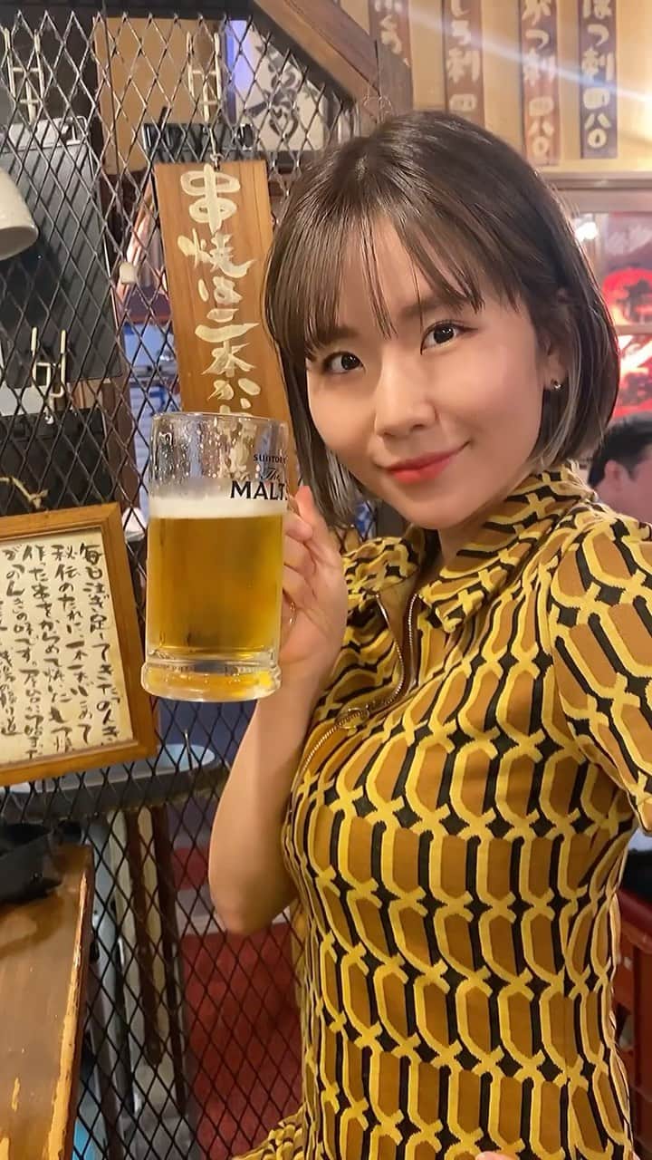 奈良岡にこのインスタグラム：「全盛期の藤原紀香ポーズでカンパイ🍺  #beerstagram #ビール女子 #ビール部 #ビール好きな人と繋がりたい」