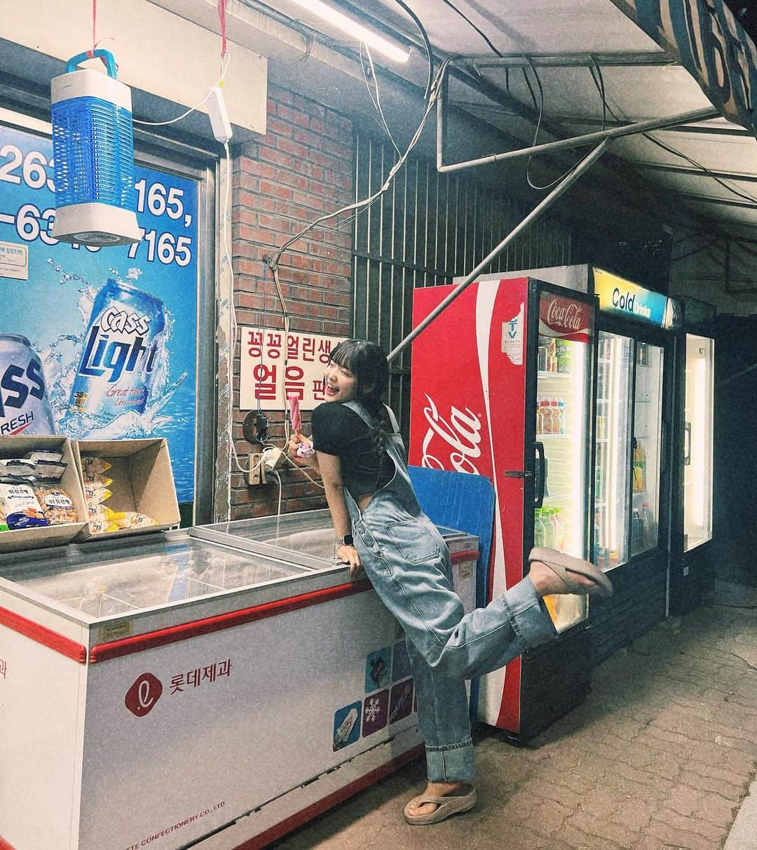 イ・グムヒのインスタグラム：「햅삐한 초여름이다🌈💕✨🍦 幸せな初夏だ🌹」