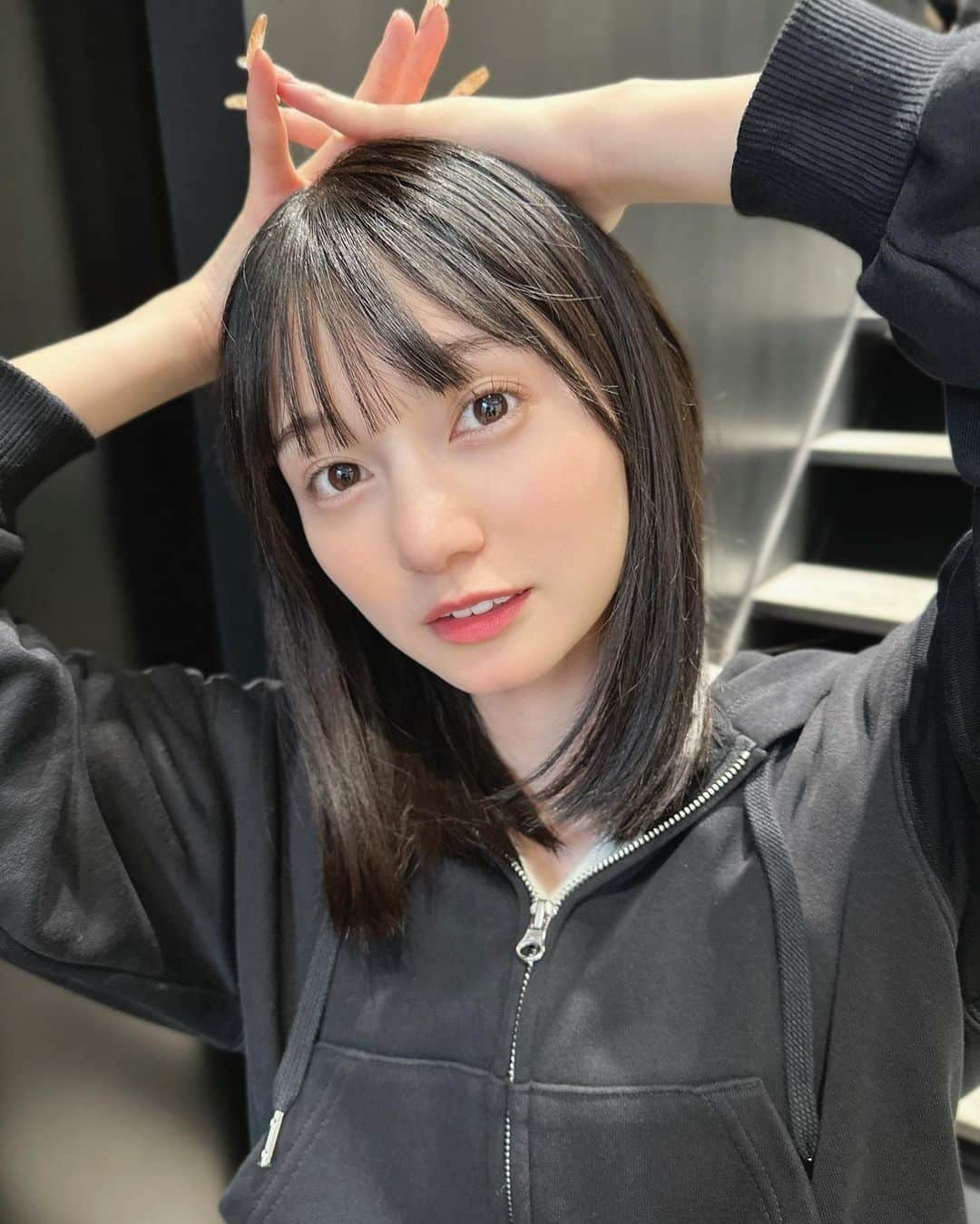 熊澤風花さんのインスタグラム写真 - (熊澤風花Instagram)「珍しくパーカー着た日！🩶」6月6日 21時45分 - fuka_kumazawa