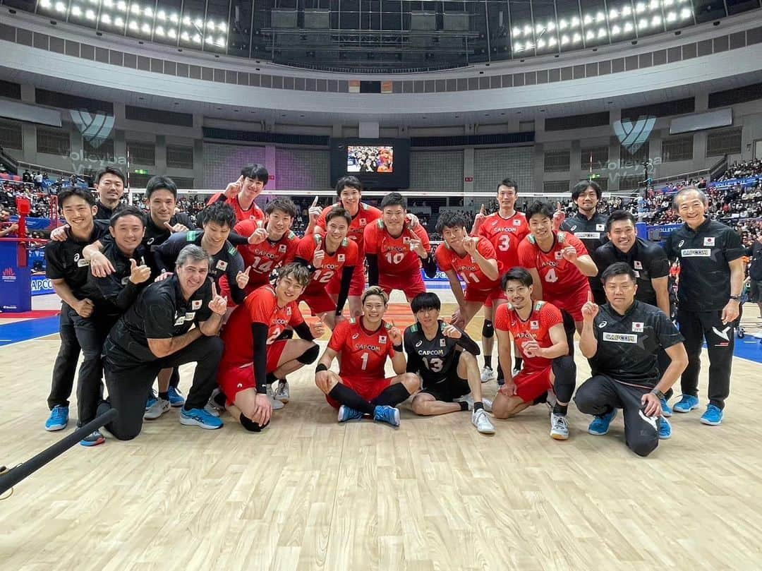 西田有志のインスタグラム：「1勝目❗️  頑張りましょう❗️ #龍神nippon」