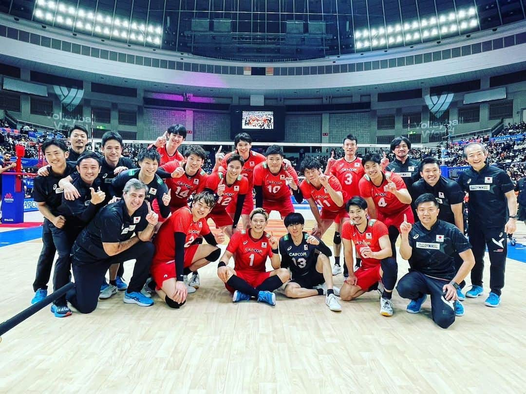 山内晶大さんのインスタグラム写真 - (山内晶大Instagram)「. . . VNL 2023 Nagoya round 🇮🇷🇯🇵 1勝目☝️ . . . #龍神nippon  #Japan #Iran」6月6日 22時19分 - akihiroooo1130