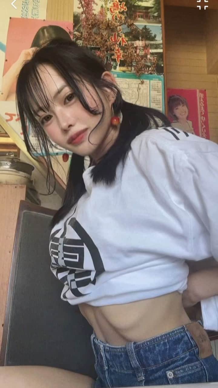 上水口姫香のインスタグラム：「ちゅいん🩷 縦線できた！！   #fyp #上水口姫香 #アイドル #ツインテール #2つ結び #ついんてーる #ろりひめめ #甘め」