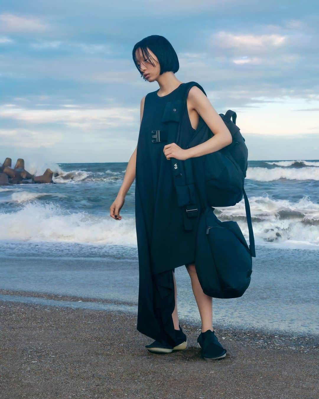 ワイスリーのインスタグラム：「@adidasy3 Chapter 2.  Channeling connections between land, sea and street style essentials.  Available now at adidas.com/y-3, on CONFIRMED, in store and through select retailers.  #adidas #Y3 #YohjiYamamoto」