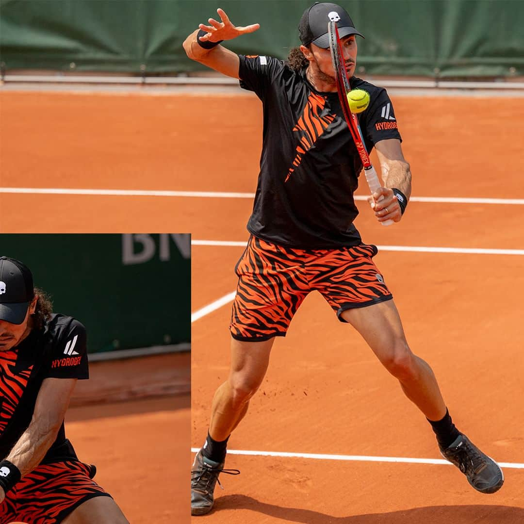 ハイドロゲンさんのインスタグラム写真 - (ハイドロゲンInstagram)「The best of the best - Hydrogen Tennis brand ambassadors at Roland Garros! @andrecollarini   👕TIGER TECH T-SHIRT shop the look at hydrogen.it | link in bio  #hydrogen_official #tennisuniform #rolandgarros23 #luxurysportswear」6月6日 23時44分 - hydrogen_official