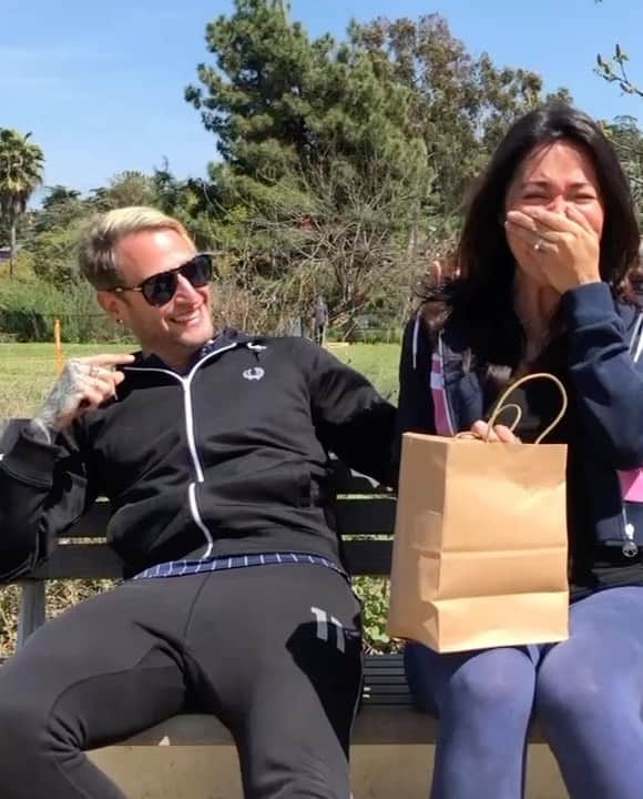 カミーユ・グアティのインスタグラム：「A memory I will forever treasure. The day we found out if we were having a boy or a girl! I feel so grateful that I got a chance to experience these moments. Infertility was an unexpected beast that took a lot out of me. There were days, weeks, months I spent not knowing how to go on. So when I revisit these times, it gives me all the feels🤍  #donorconception #donorconceivedfamily #donoreggs #genderreveal #itsaboy #memories #love #ivfjourney #infertility」
