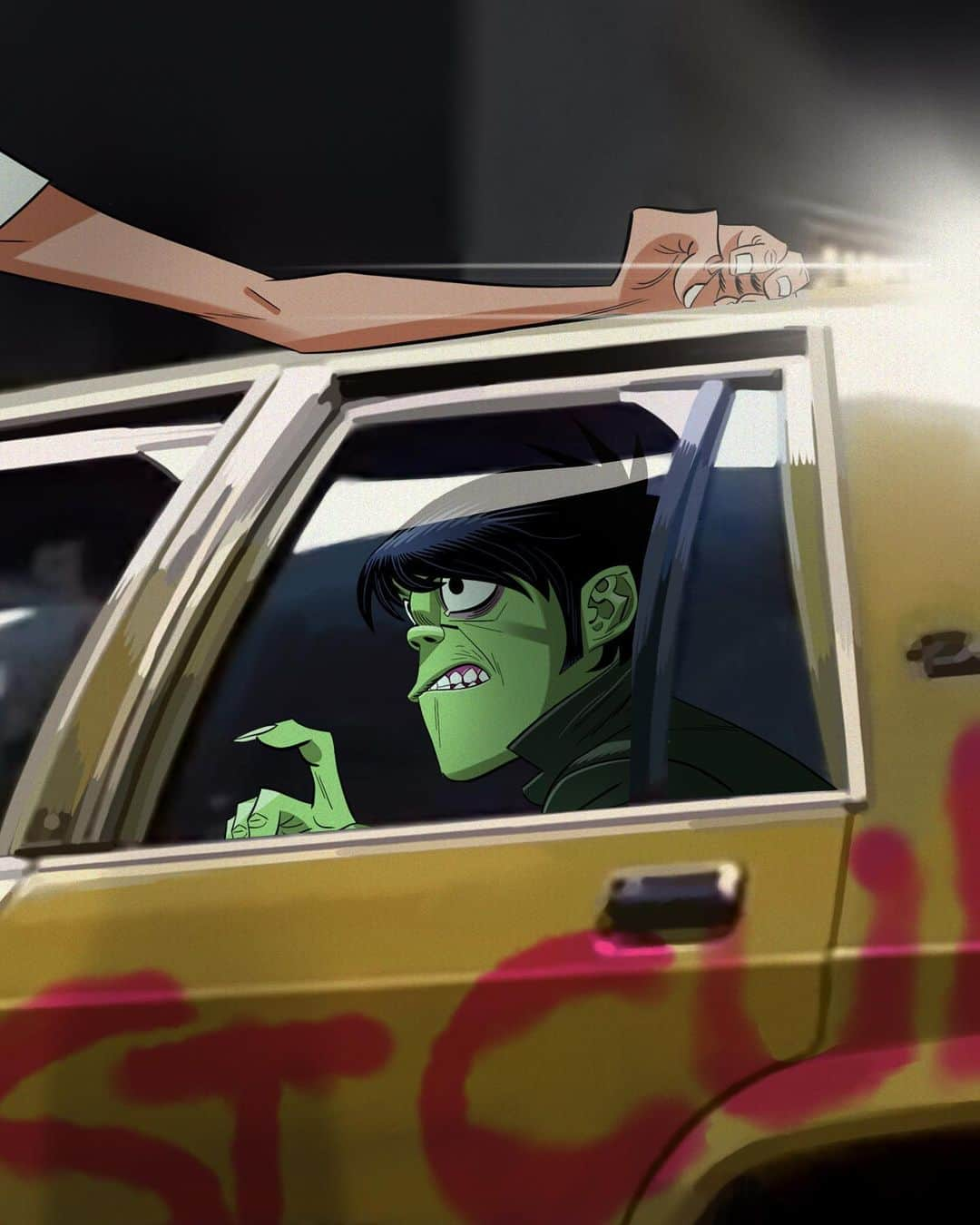 Gorillazさんのインスタグラム写真 - (GorillazInstagram)「Happy Birthday Murdoc 🎈🥒」6月7日 2時02分 - gorillaz