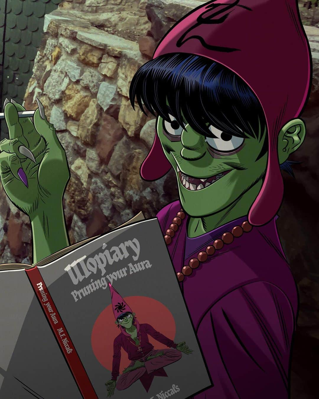 Gorillazさんのインスタグラム写真 - (GorillazInstagram)「Happy Birthday Murdoc 🎈🥒」6月7日 2時02分 - gorillaz