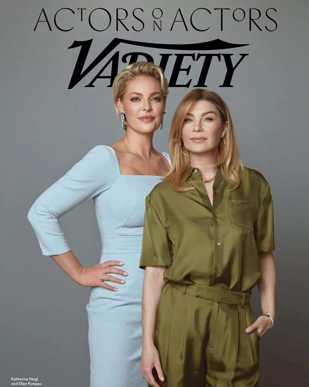 キャサリン・ハイグルのインスタグラム：「I was so thrilled to be asked to participate in @variety Actors On Actors, if for no other reason than to get to see my beautiful friend and catch up! So many memories we share, this woman is such a big and extraordinary part…of such a big and extraordinary part of my life. I just adore you, @EllenPompeo, and I’m so grateful we got to have this conversation together. Watch what we had to say on YouTube (Link In Bio) or at Variety.com.」