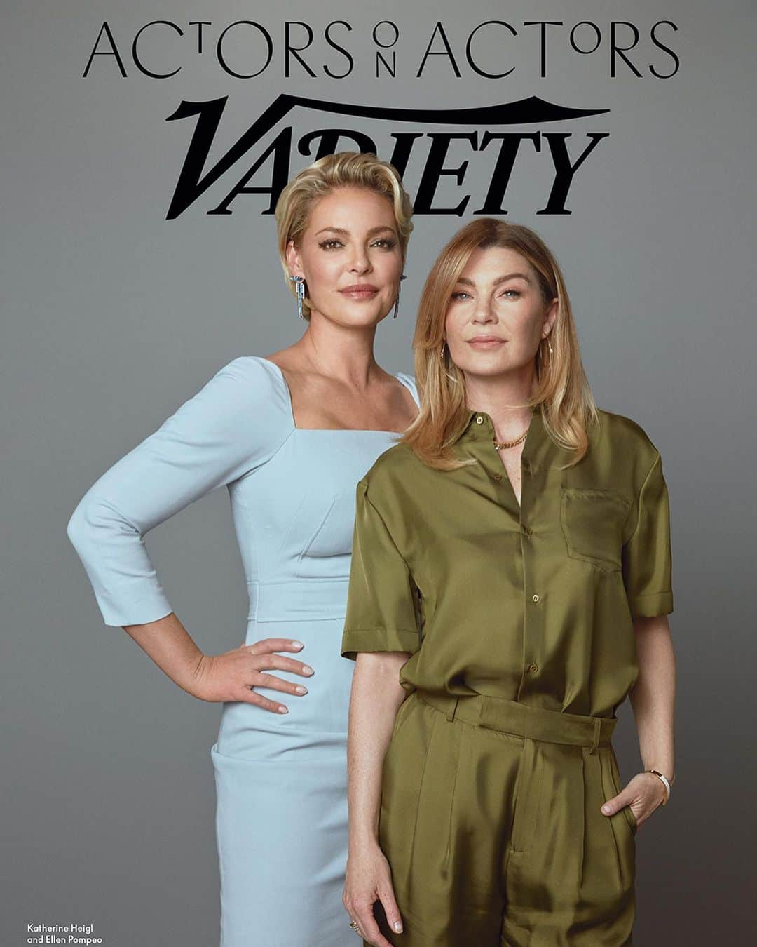 エレン・ポンピオのインスタグラム：「Thank you for having us @variety  love you Katie ❤️」