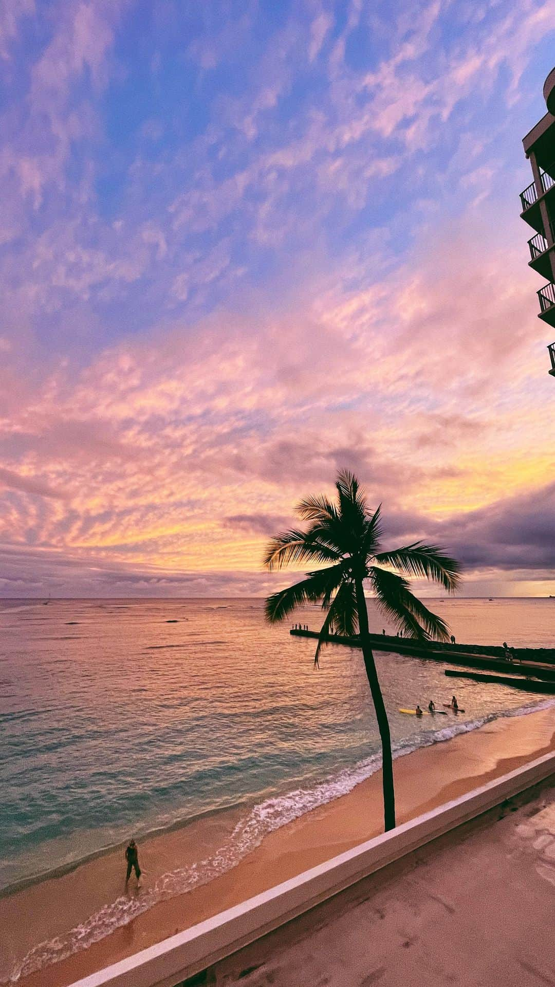 マリア・マーフィーのインスタグラム：「Town views @outriggerreef 🪸  Last day to enter the GIVEAWAY 🌈  Tag 3 friends in the comments or head over to @outriggerreef and tag 3 ocean lovers in the promo reel + follow @outriggerreef @sailholokai @rawelementsusa and @localmotionhawaii Winner will be chosen June 9th ✨」