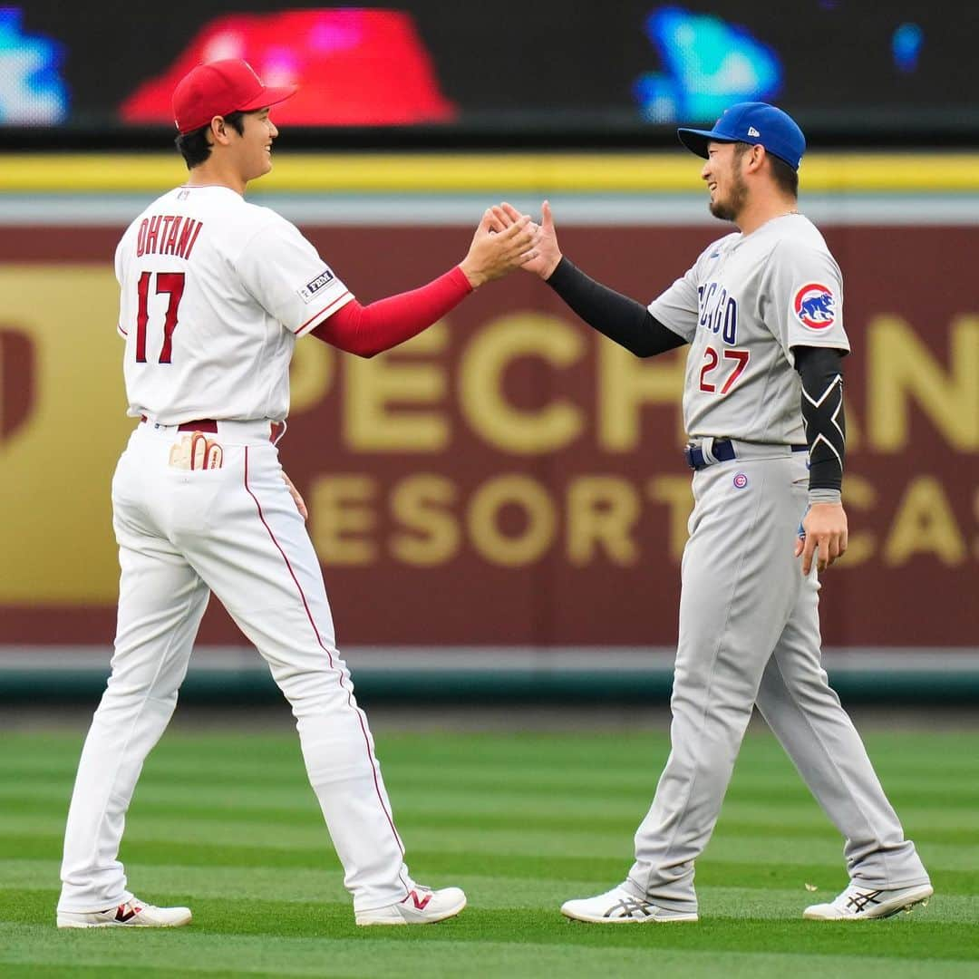 シカゴ・カブスさんのインスタグラム写真 - (シカゴ・カブスInstagram)「Just a couple of #WorldBaseballClassic Champs. 🇯🇵」6月7日 11時09分 - cubs