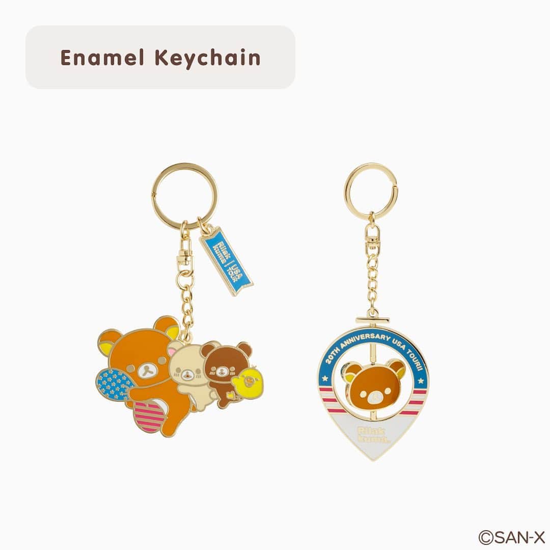 Rilakkuma US（リラックマ）さんのインスタグラム写真 - (Rilakkuma US（リラックマ）Instagram)「Introducing the USA Tour Merchandise 🎉  This time, we would like to introduce the Rilakkuma-inspired Spirit Jersey, Enamel Pin, and Keychain!  The Dark Blue Spirit Jersey features starry sleeves and an oversized fit for maximum coziness! 💫  The Cloud Wash Spirit Jersey has the word “Rilakkuma” written in large letters across both sleeves, making it a very eye-catching design. 👀 💕  Items from our clothing line will be available in sizes S, M, L, and XL. ✨  There are four different varieties of PVC Keychains, so be sure to collect them all! 🧸  Follow us on Instagram for frequent updates and more information. ✨ Please like & share! 💕  #Rilakkuma_USATour #event #rilakkuma #sanx #kawaii #japanesepopculture #plushies #cute #popups #popupshop #summer #japaneseculture #newark #dallas #losangeles #sanfrancisco #seattle #chicago」6月7日 11時03分 - rilakkumaus