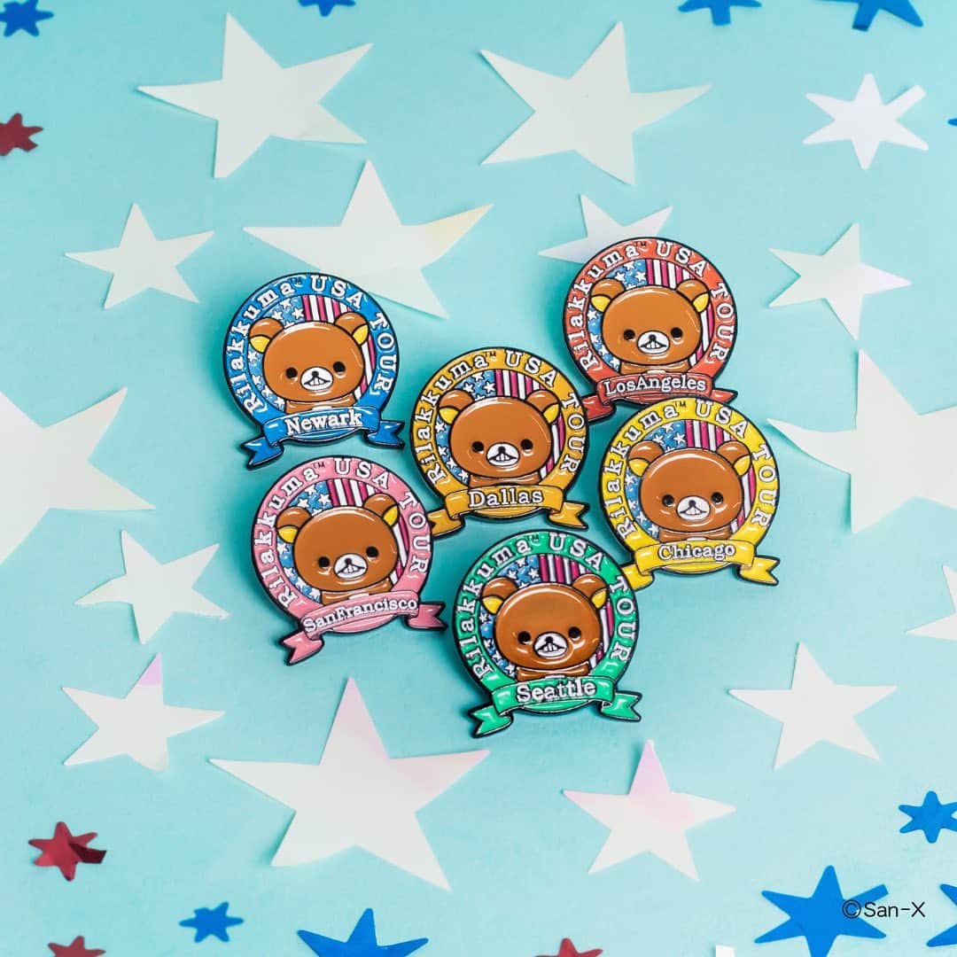 Rilakkuma US（リラックマ）さんのインスタグラム写真 - (Rilakkuma US（リラックマ）Instagram)「Exclusively at each stop of the Rilakkuma 20th Anniversary USA Tour: Get a limited edition pin when you take a picture with Rilakkuma!! Don't miss out!!  #rilakkumaus #rilakkumausatour #20thanniversary #rilakkumas20thanniversary #リラックマ #サンエックス #popup #newark #dallas #losangeles #sanfrancisco #seattle #chicago #リラックマ20周年」6月7日 6時30分 - rilakkumaus