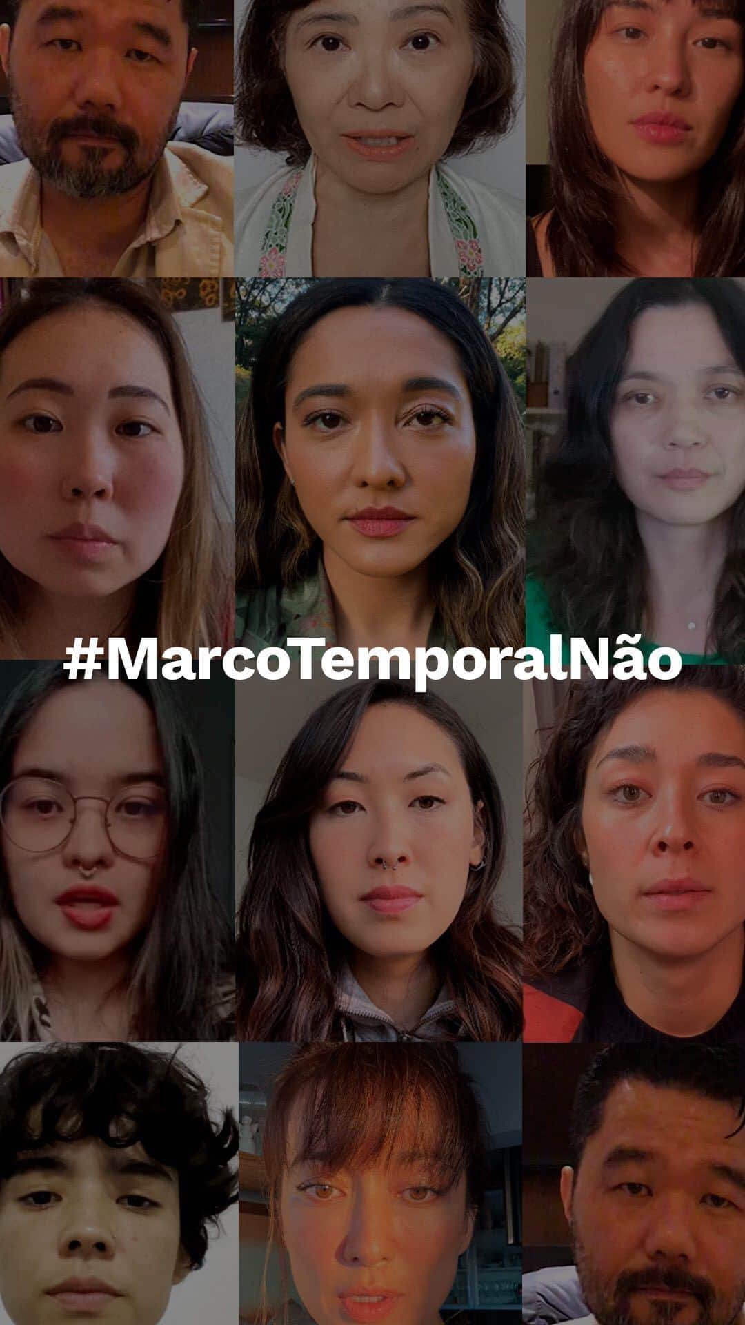 ビビアーニ大野のインスタグラム：「Participe do abaixo-assinado do @greenpeacebrasil (link na Bio e no Stories) e ajude a garantir a demarcação das mais de 800 terras indígenas no Brasil!   Amanhã, No dia 07 de Junho, haverá o julgamento do século, onde estaremos diante de um julgamento que irá coroar ou colocar em xeque toda a resistência indígena. A tese do Marco Temporal é inconstitucional, pois a Constituição de 1988 reconhece a esses povos os direitos originários sobre os locais que ocupam – sem menção a períodos de tempo específicos.  Imagine ser expulso do lugar onde você nasceu e cresceu. Imagine toda a jornada e o tempo que seriam necessários para retomar o que sempre foi seu por direito.  Infelizmente, essa é a realidade de muitos povos indígenas do Brasil, que lutam há mais de 500 anos para se manter ou retornar às suas terras de origem.  Precisamos nos unir e apoiar a resistência dos povos indígenas, dizendo em coro: #MarcoTemporalNão!   Participe do abaixo-assinado do e se mantenha atualizade sobre o tema, seguindo os perfis:  @apiboficial @greenpeacebrasil @tukuma_pataxo  @cristianwariu  @alice_pataxo  @midiaguaranimbya  @guajajarasonia  @lidiaguajajara  @fetxawewe  @kaekaekae  @txaisurui  @sam_sateremawe」