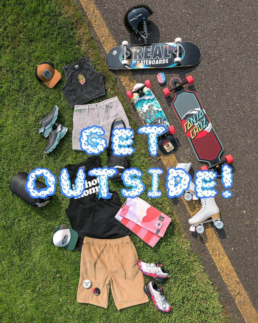 zumiezのインスタグラム：「Seriously. Go outside. Pics or it didn’t happen.」