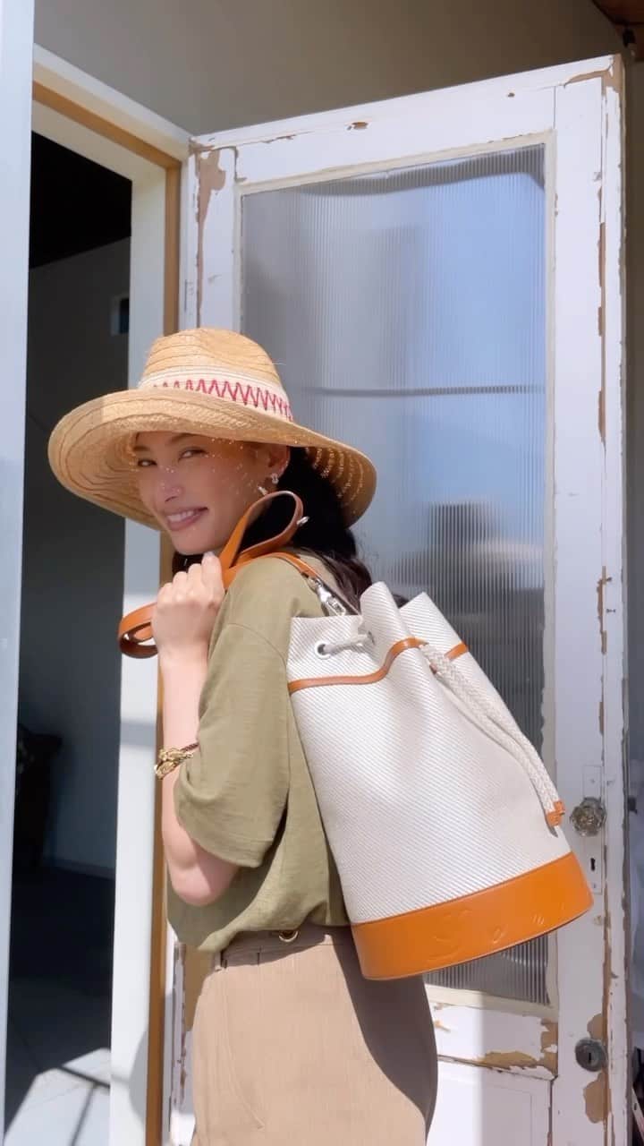 大政絢のインスタグラム：「@precious.jp  🌿🌿🌿 @loropiana  🤎🧡🤎」